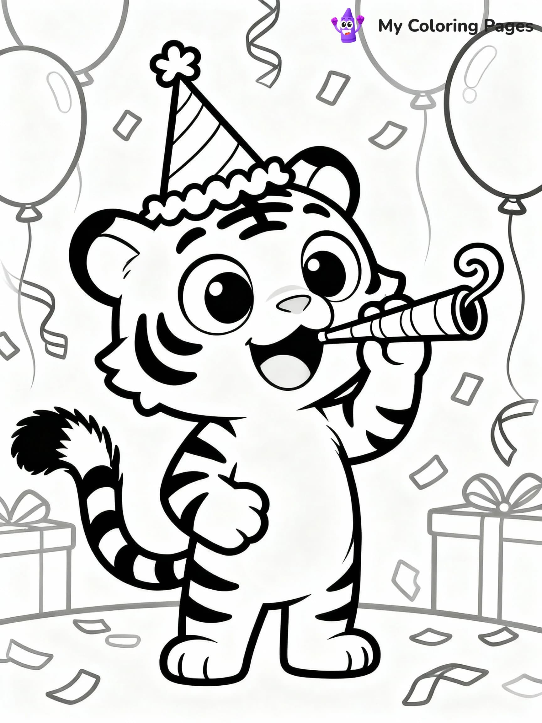 Tiger Coloring Pages - 6
