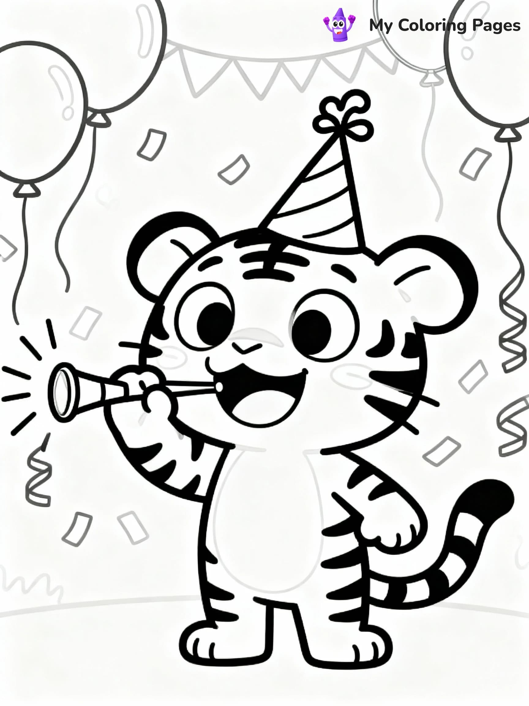 Tiger Coloring Pages - 5