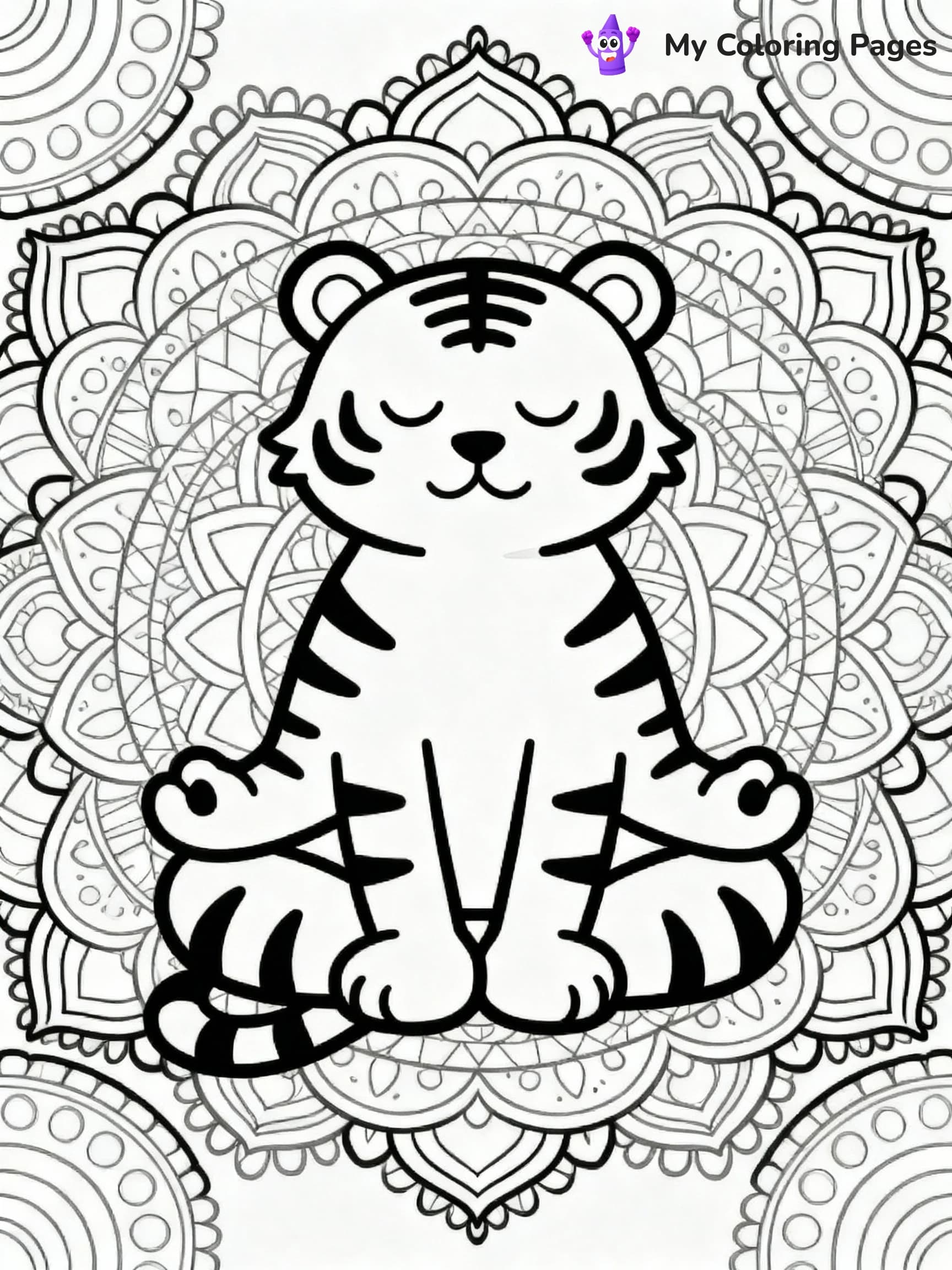 Tiger Coloring Pages - 3