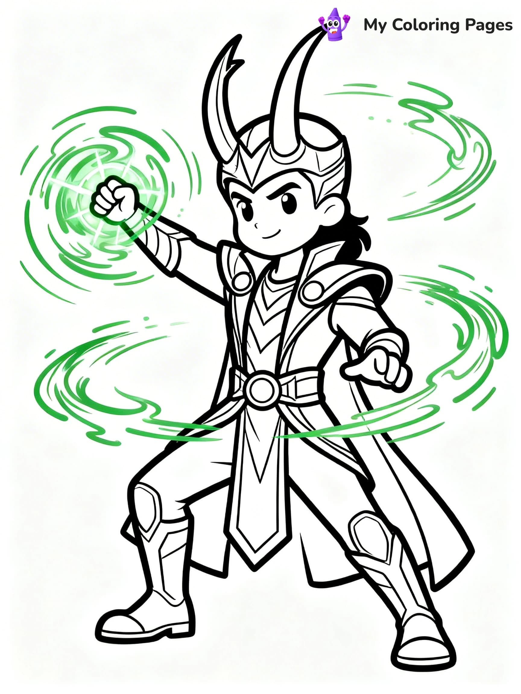 Loki Coloring Pages - 23
