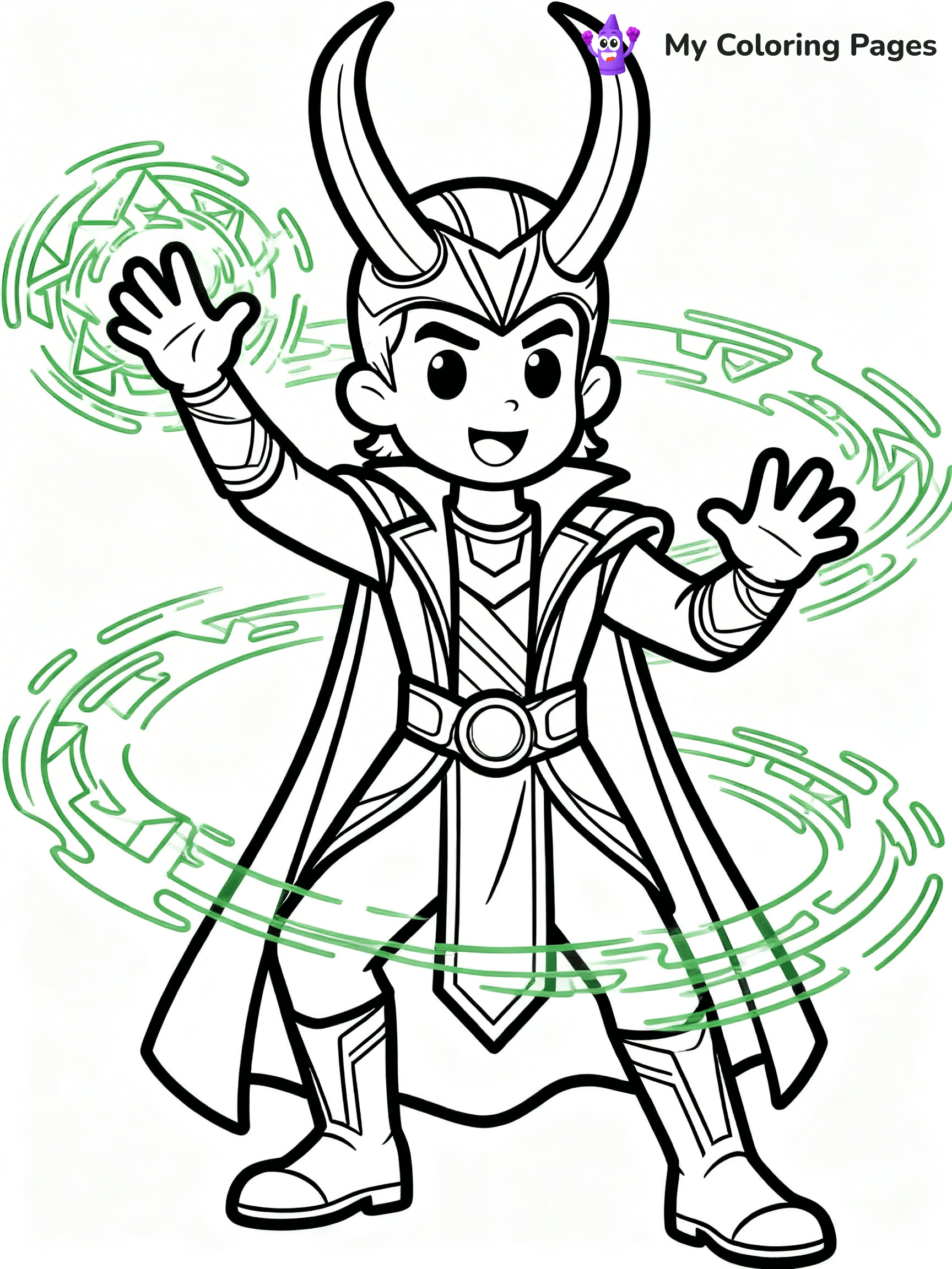 Loki Coloring Pages - 22