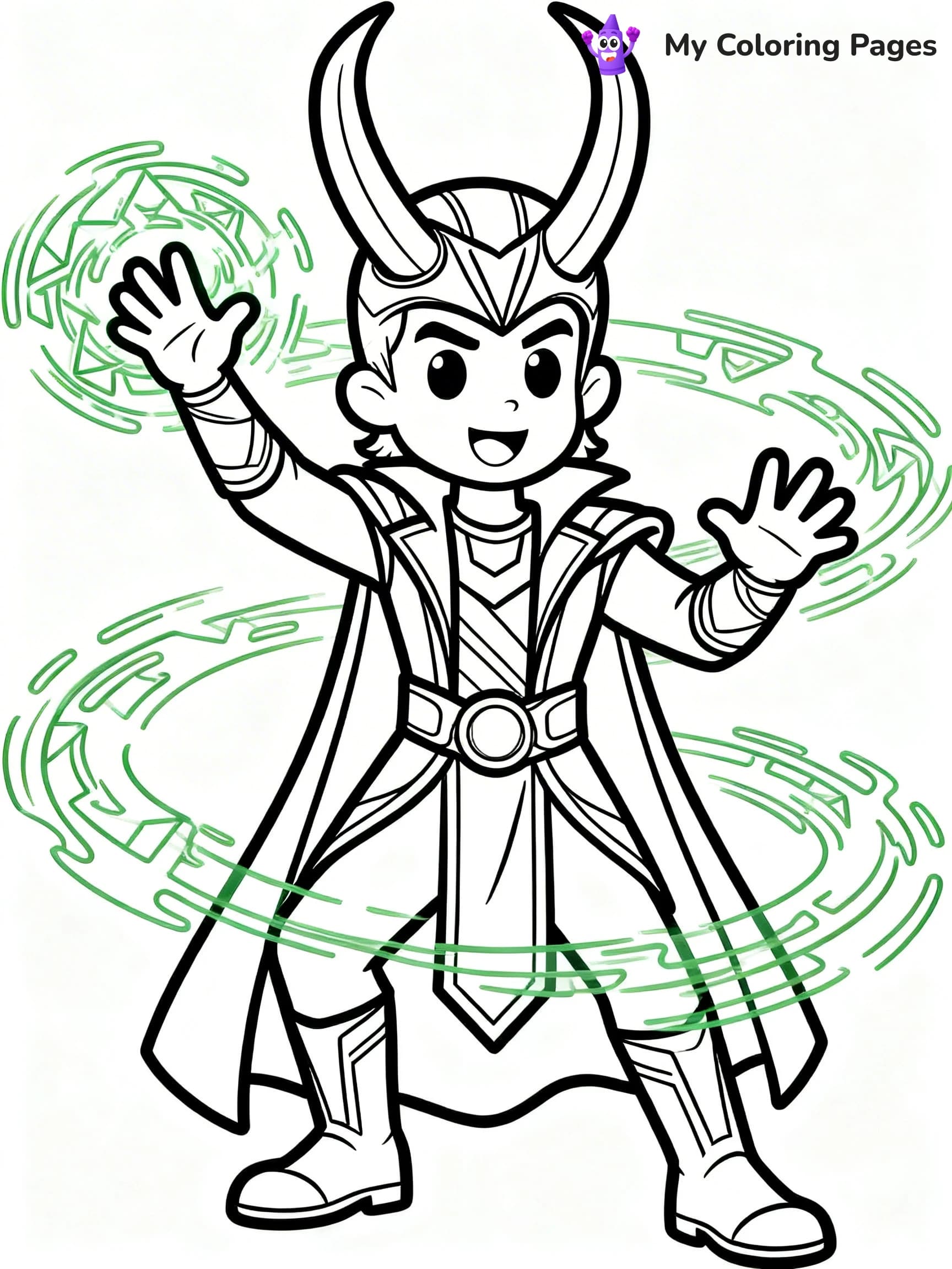 Loki Coloring Pages - 22