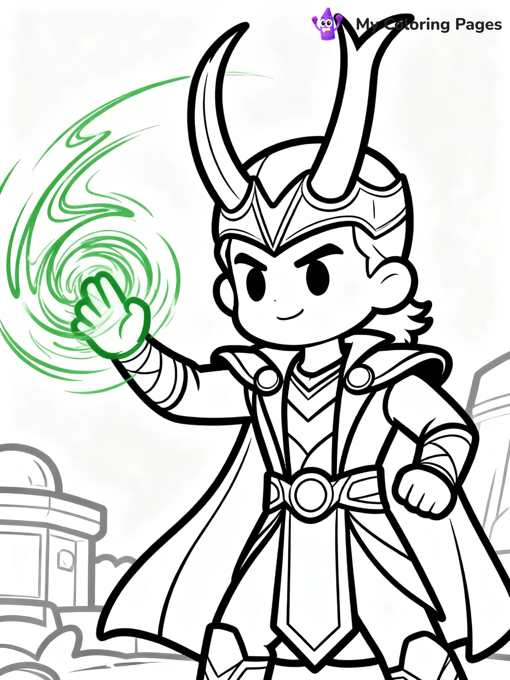 Loki Coloring Pages - 21