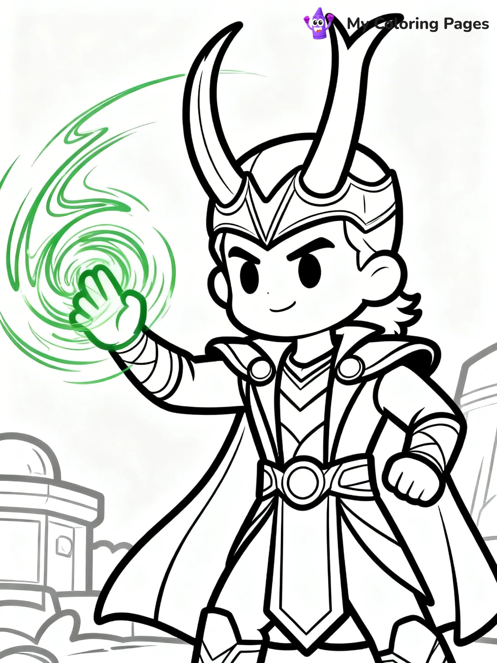 Loki Coloring Pages - 21