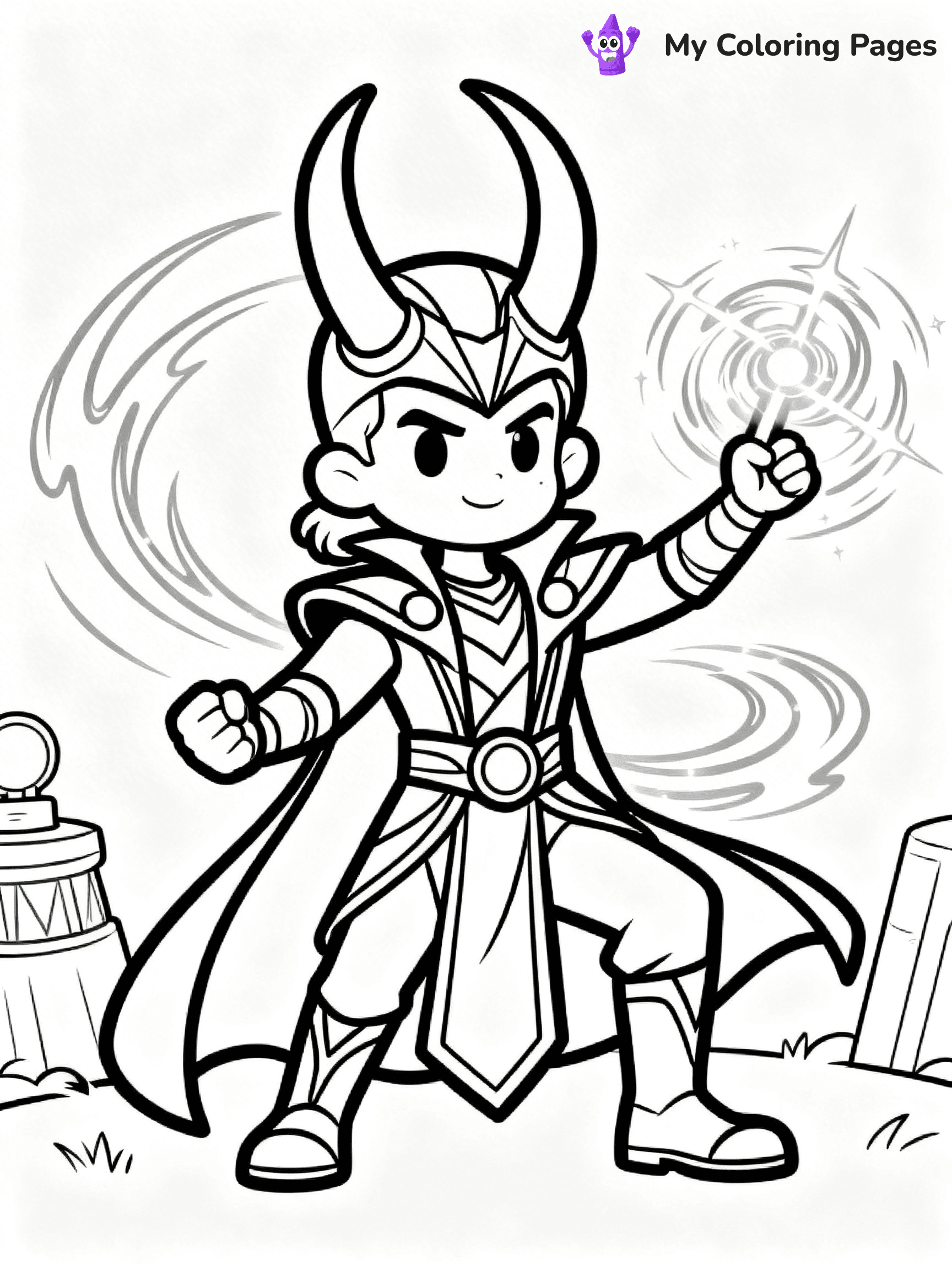 Loki Coloring Pages - 19