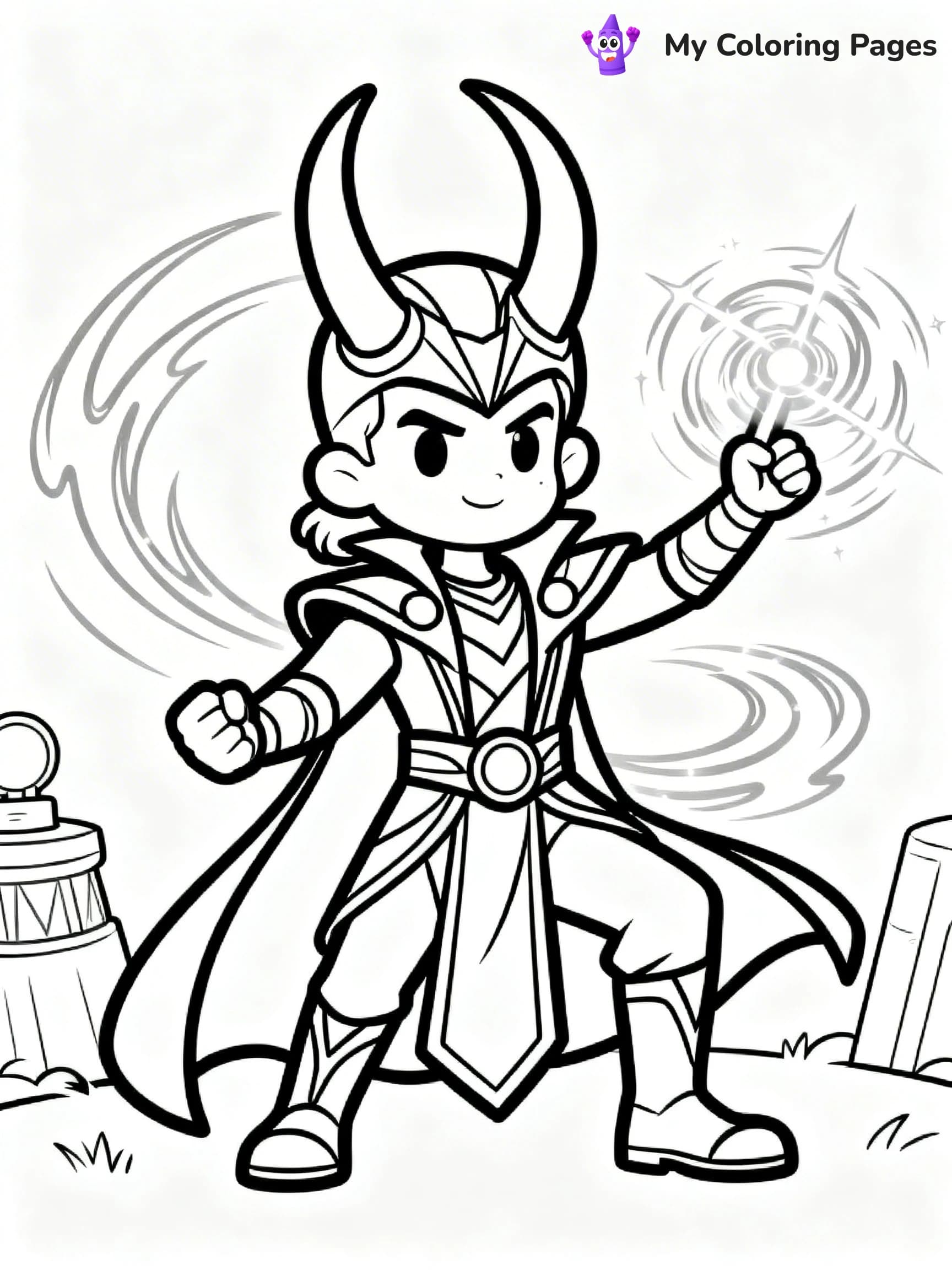 Loki Coloring Pages - 19
