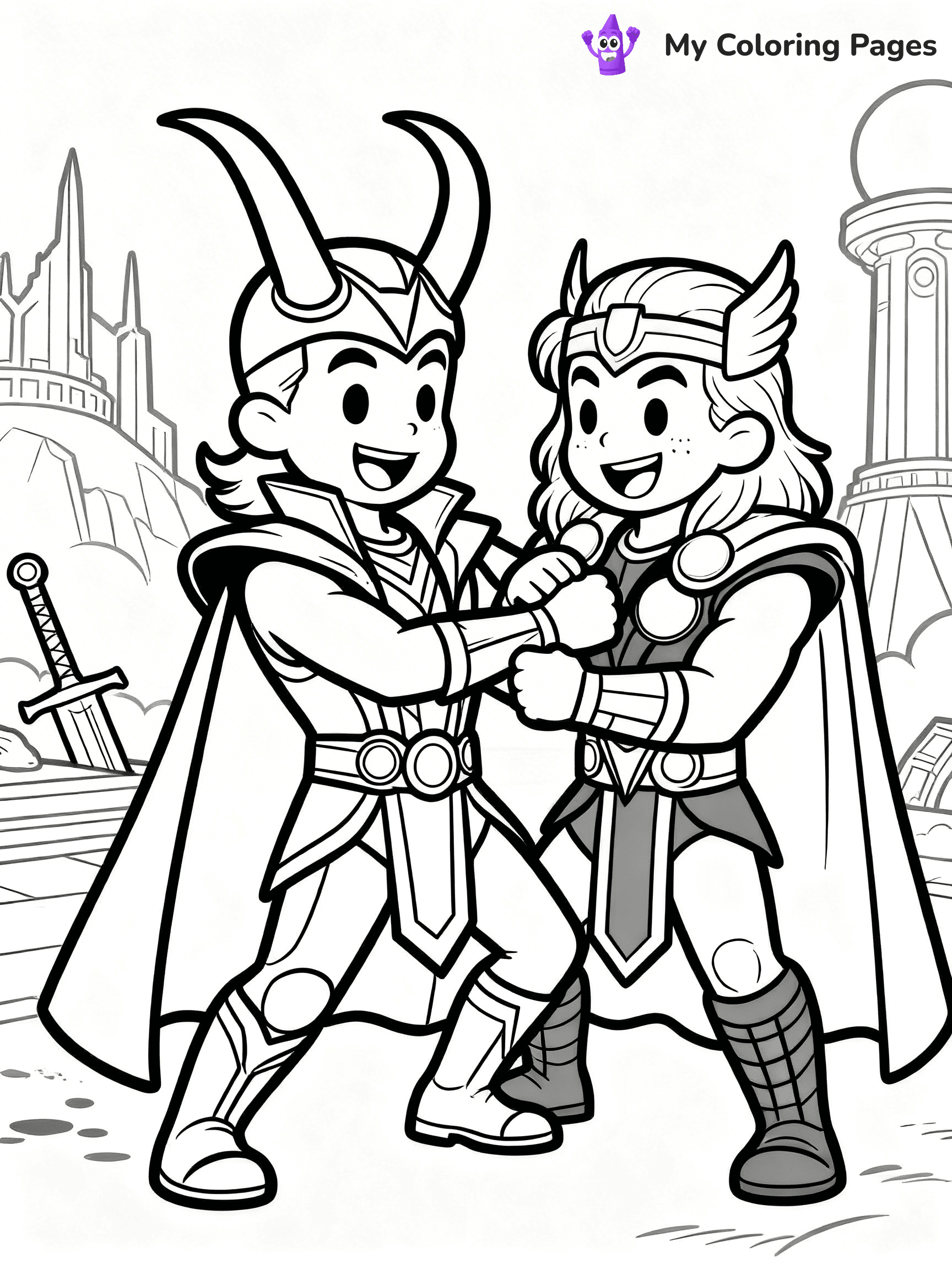 Loki Coloring Pages - 18