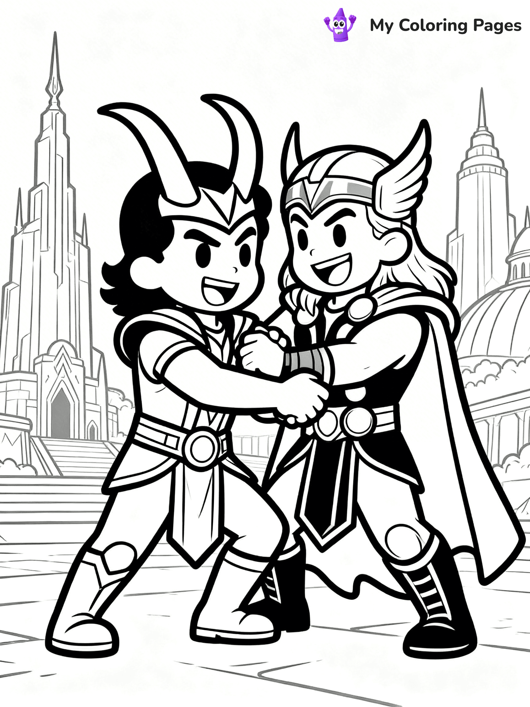 Loki Coloring Pages - 17
