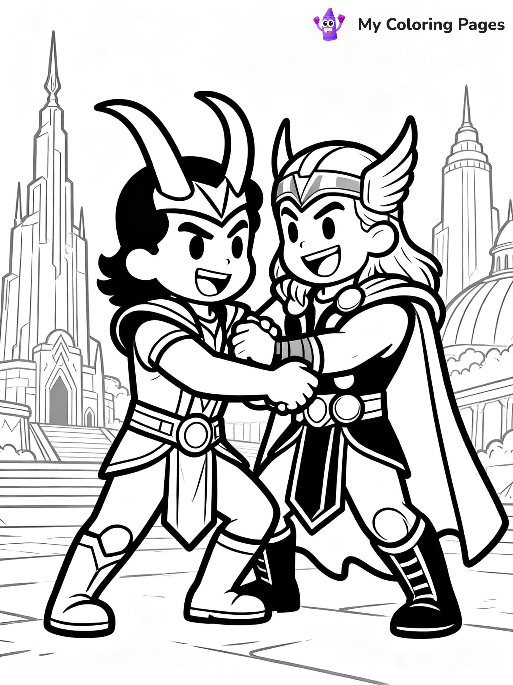 Loki Coloring Pages - 17