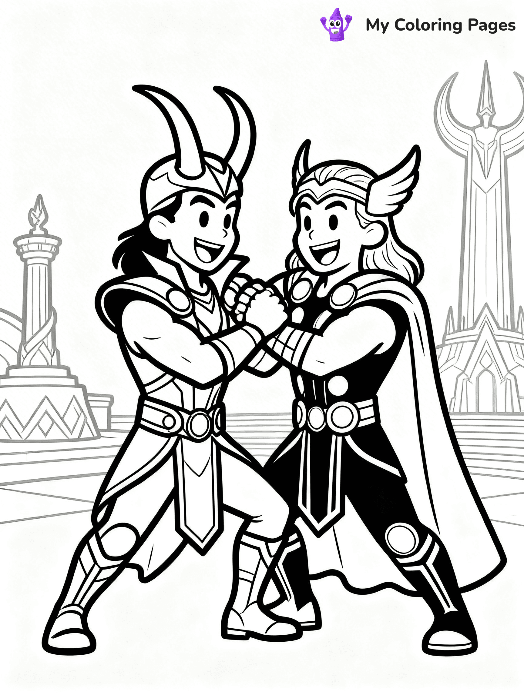 Loki Coloring Pages - 16