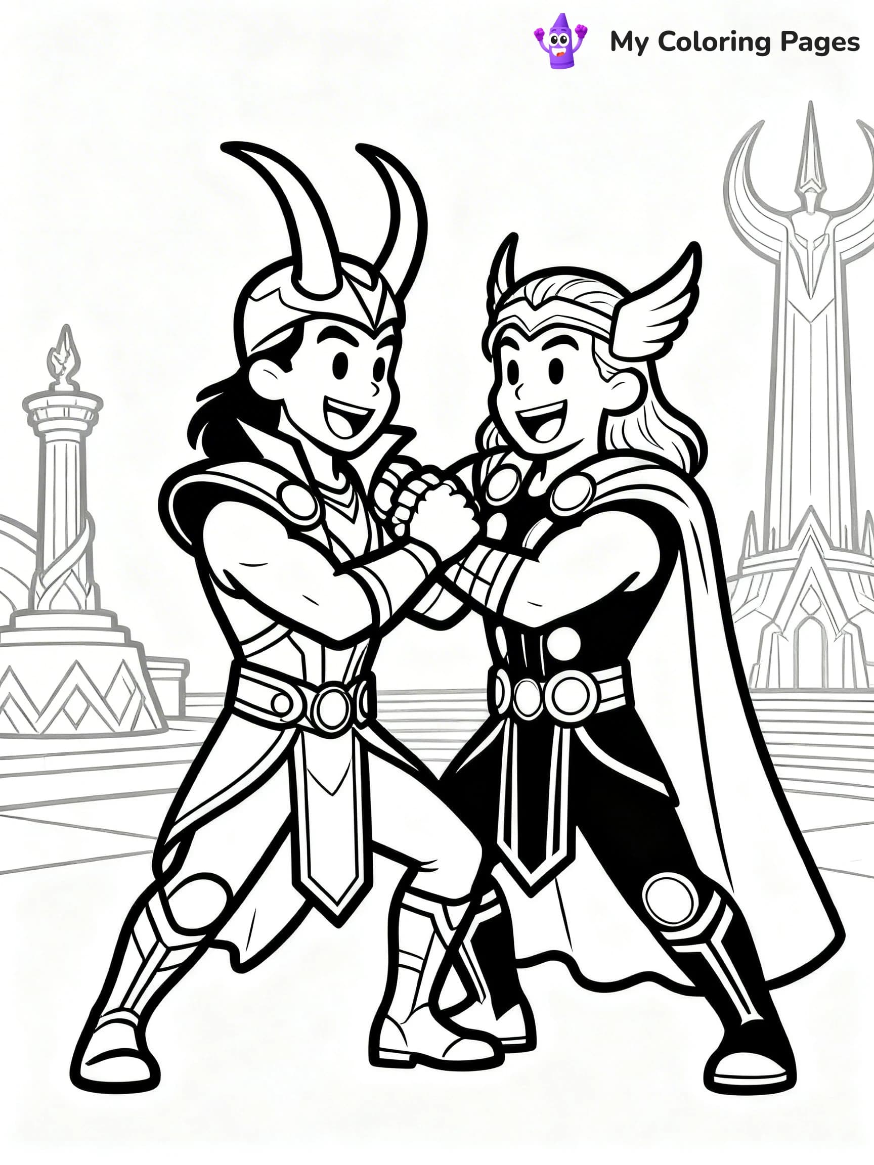 Loki Coloring Pages - 16