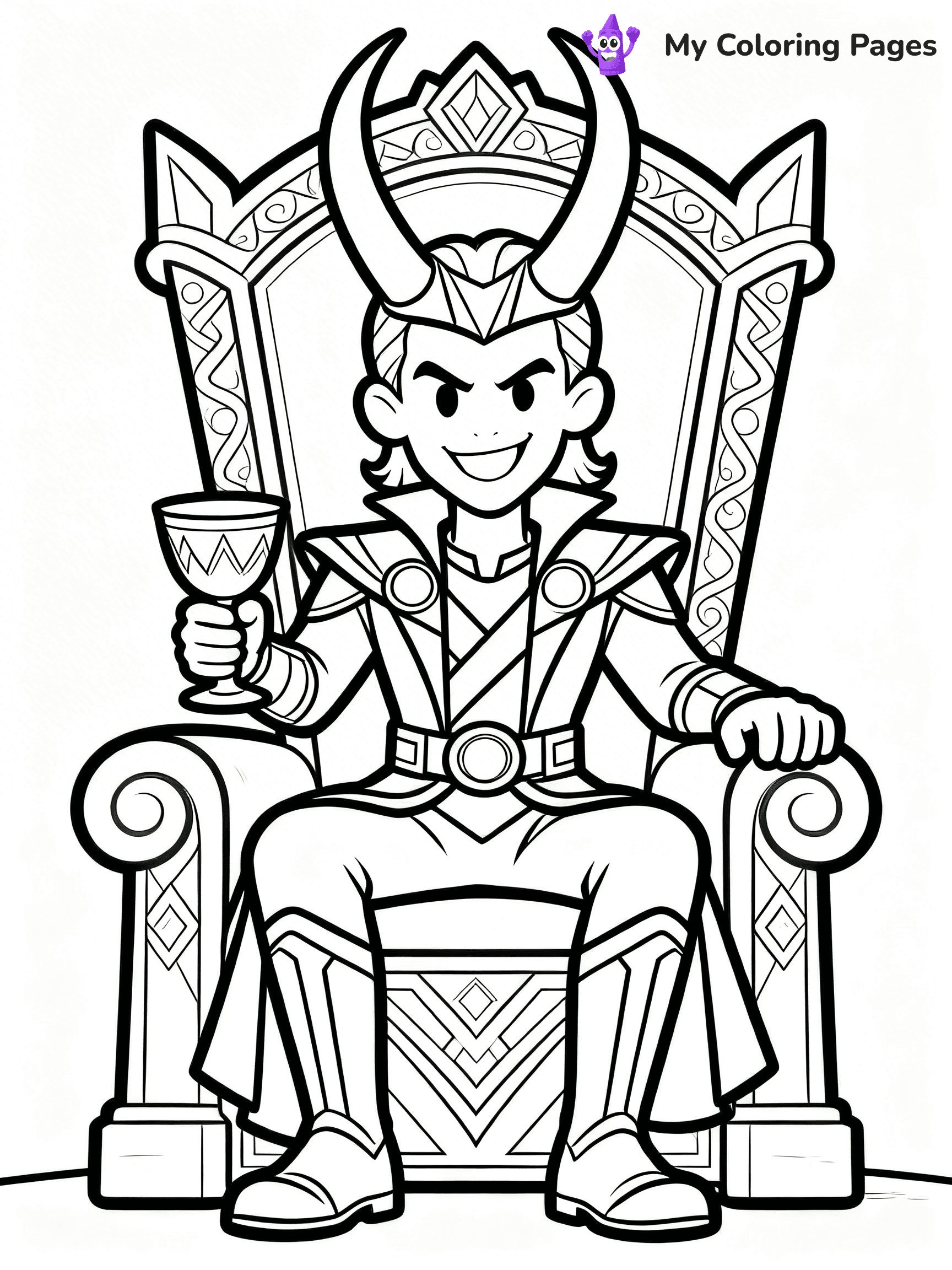 Loki Coloring Pages - 15