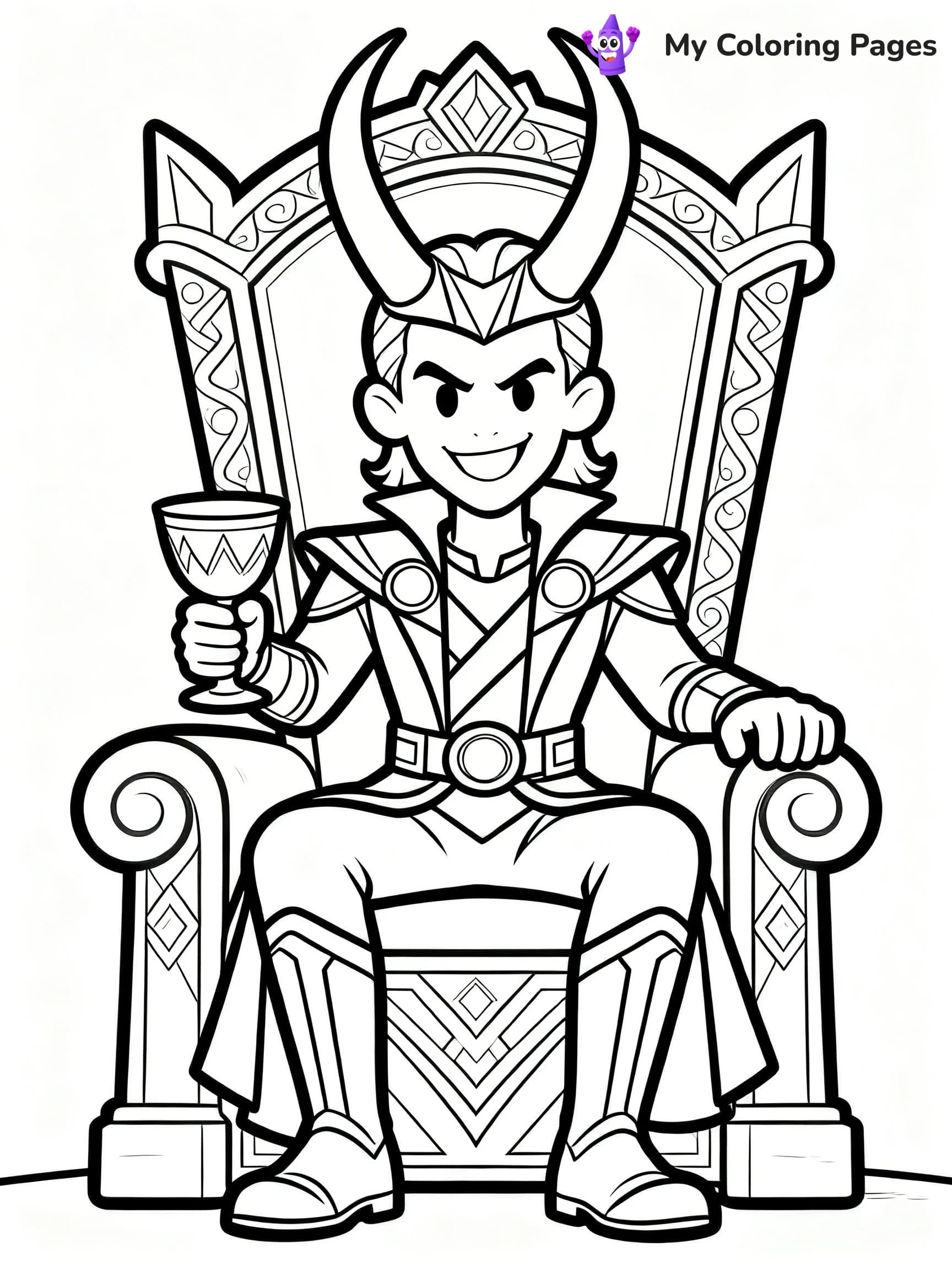 Loki Coloring Pages - 15