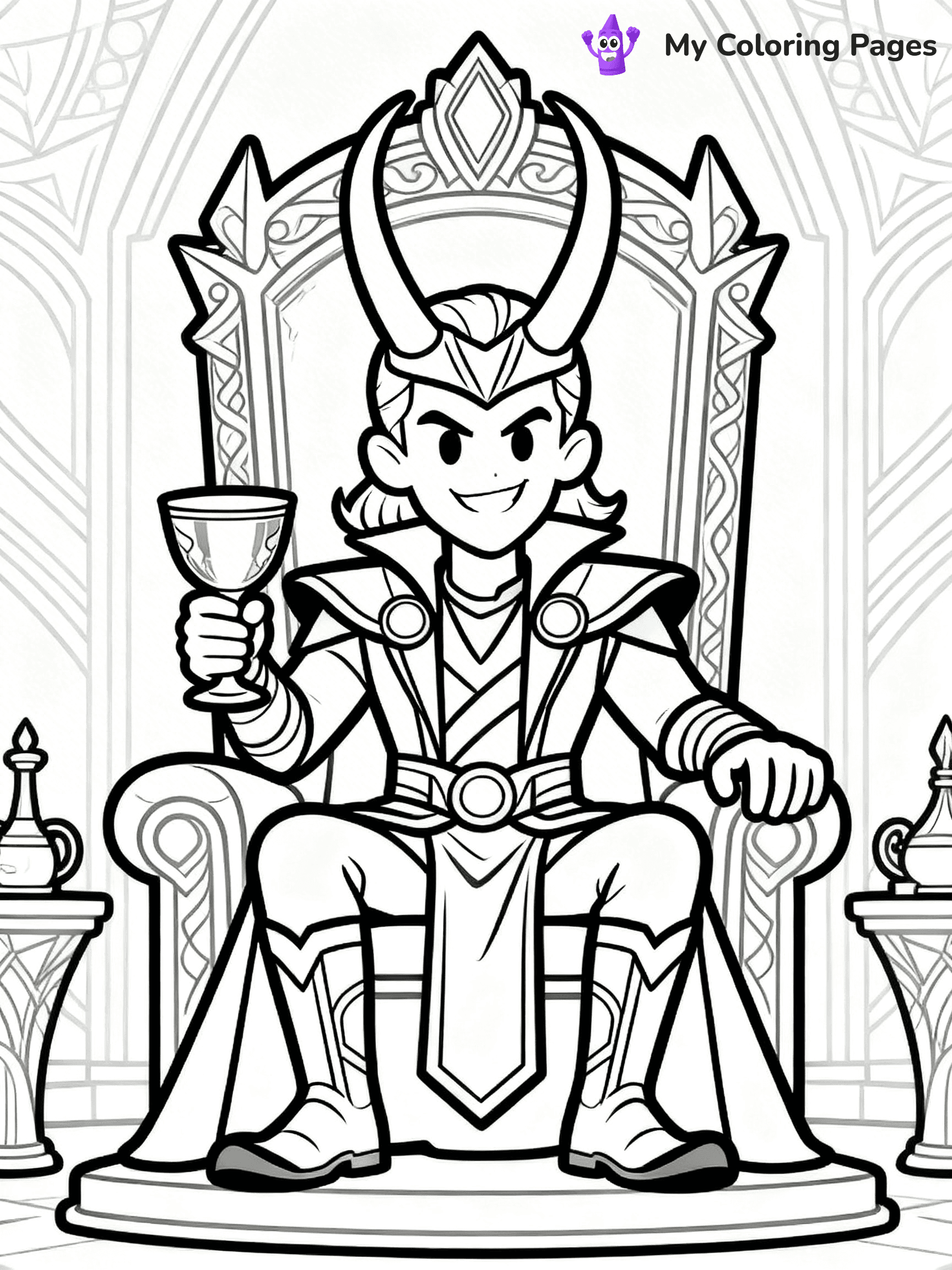 Loki Coloring Pages - 14