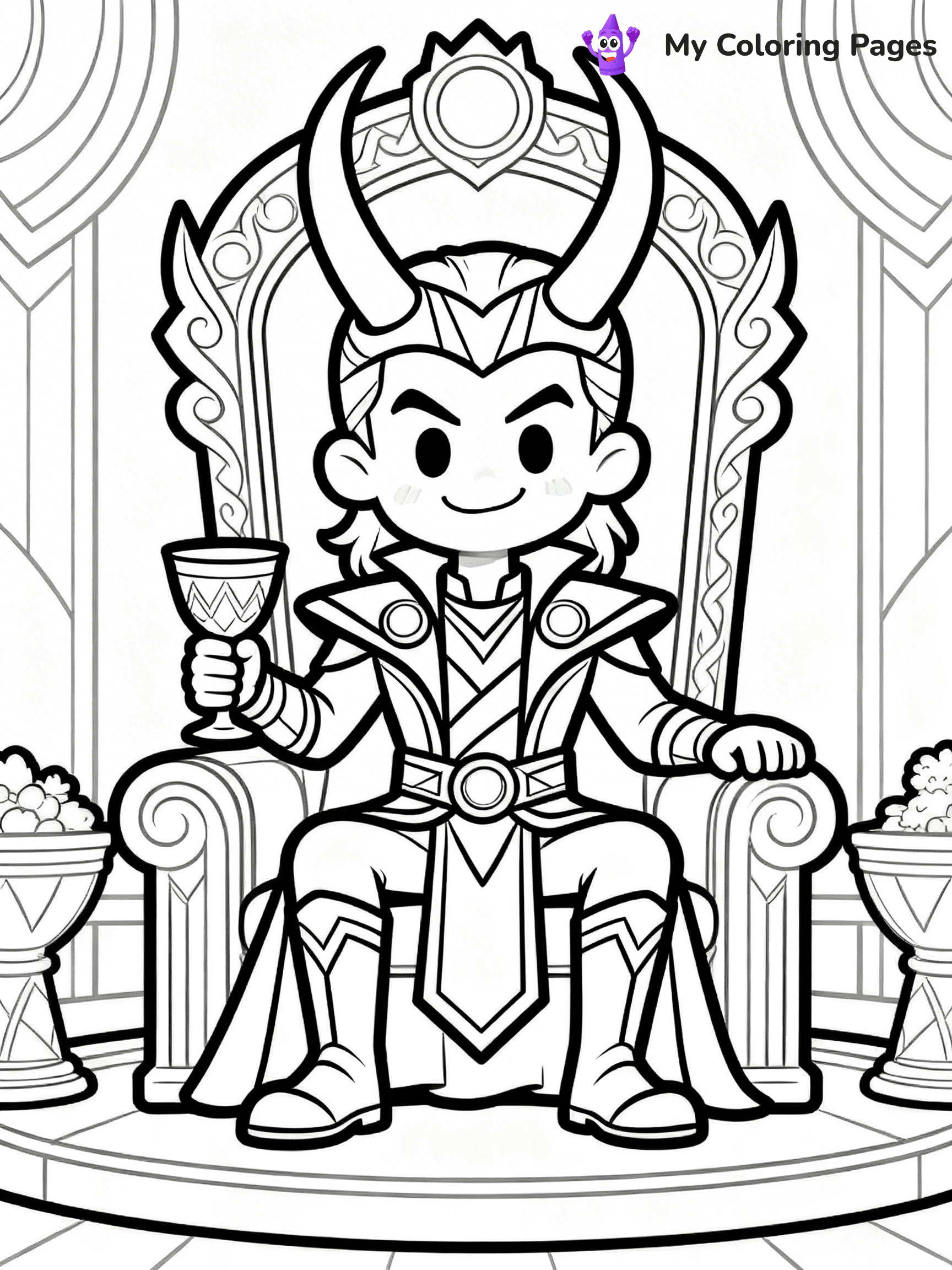 Loki Coloring Pages - 13