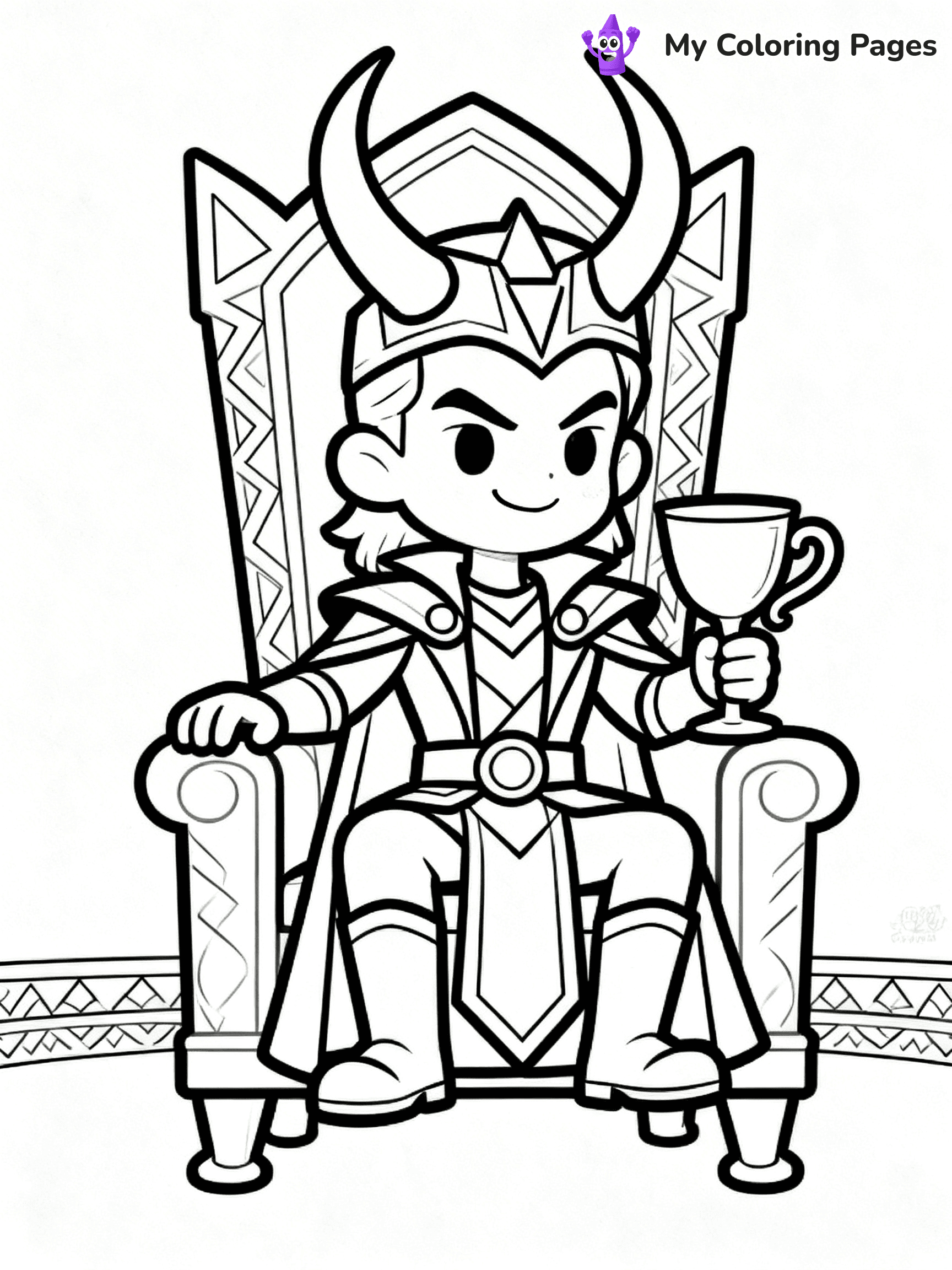 Loki Coloring Pages - 12