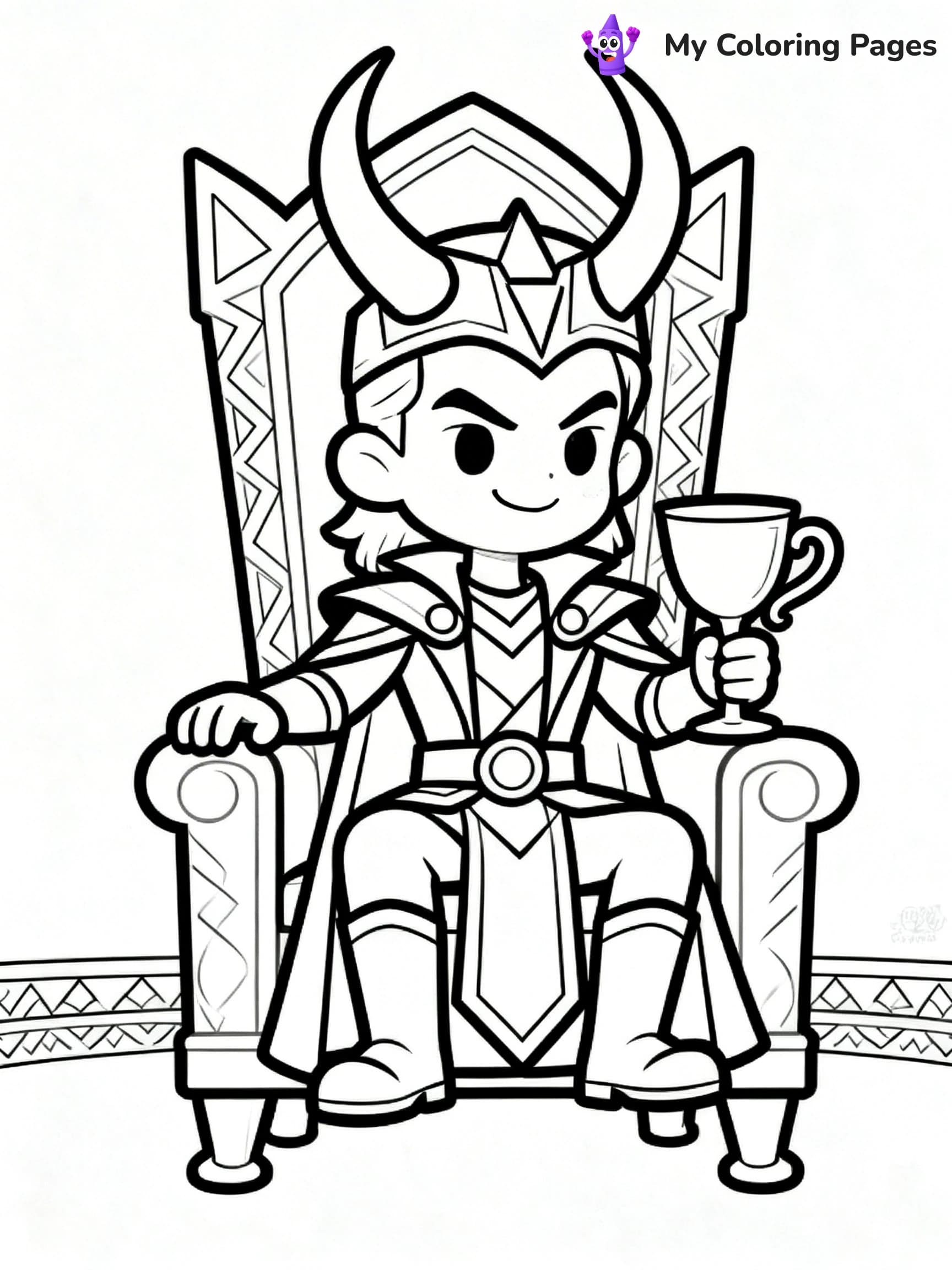 Loki Coloring Pages - 12
