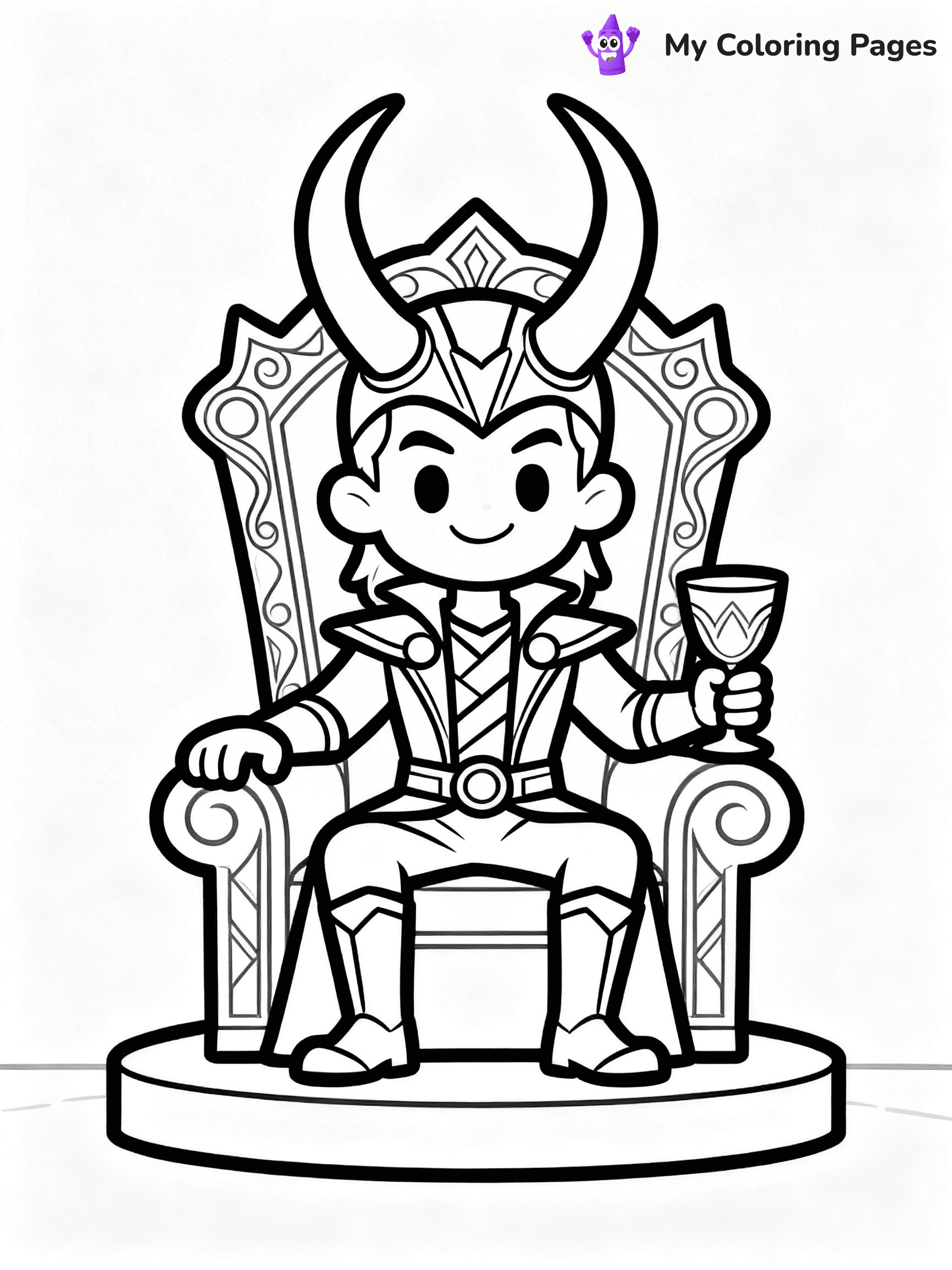 Loki Coloring Pages - 11