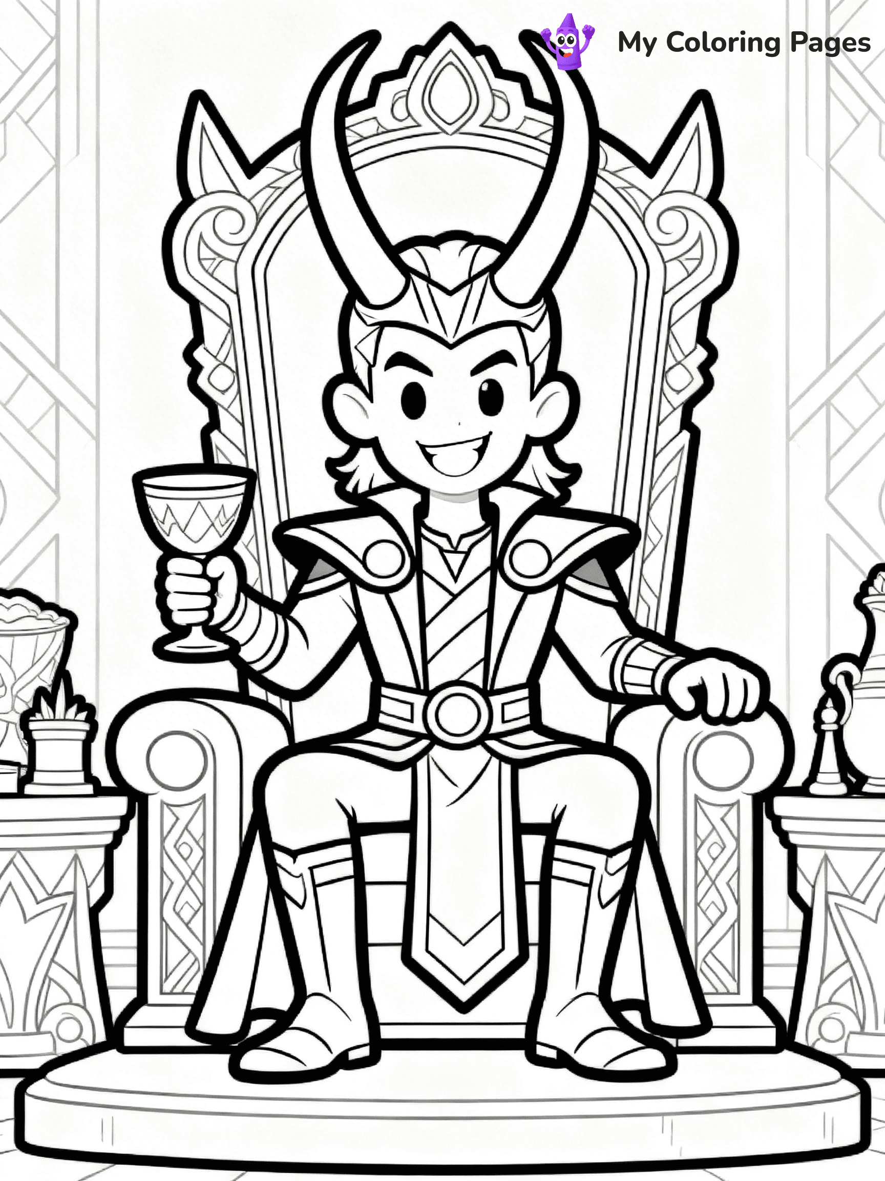 Loki Coloring Pages - 10