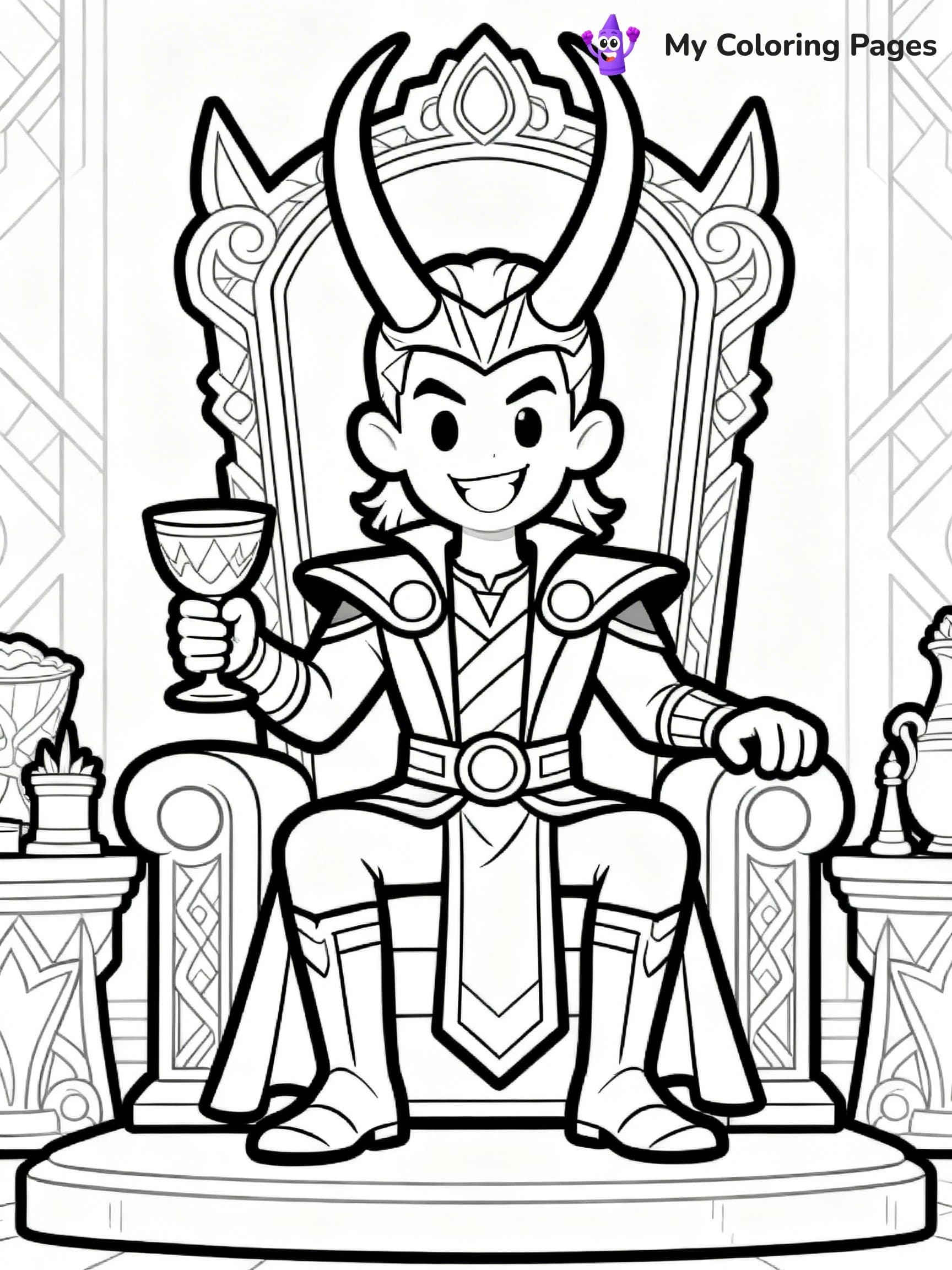 Loki Coloring Pages - 10