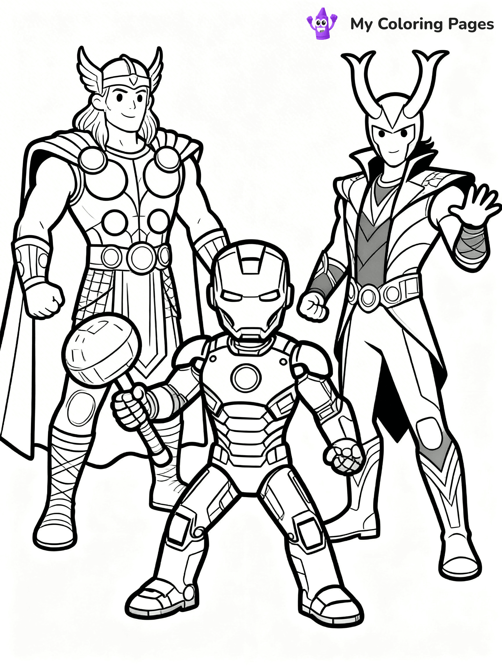 Loki Coloring Pages - 7