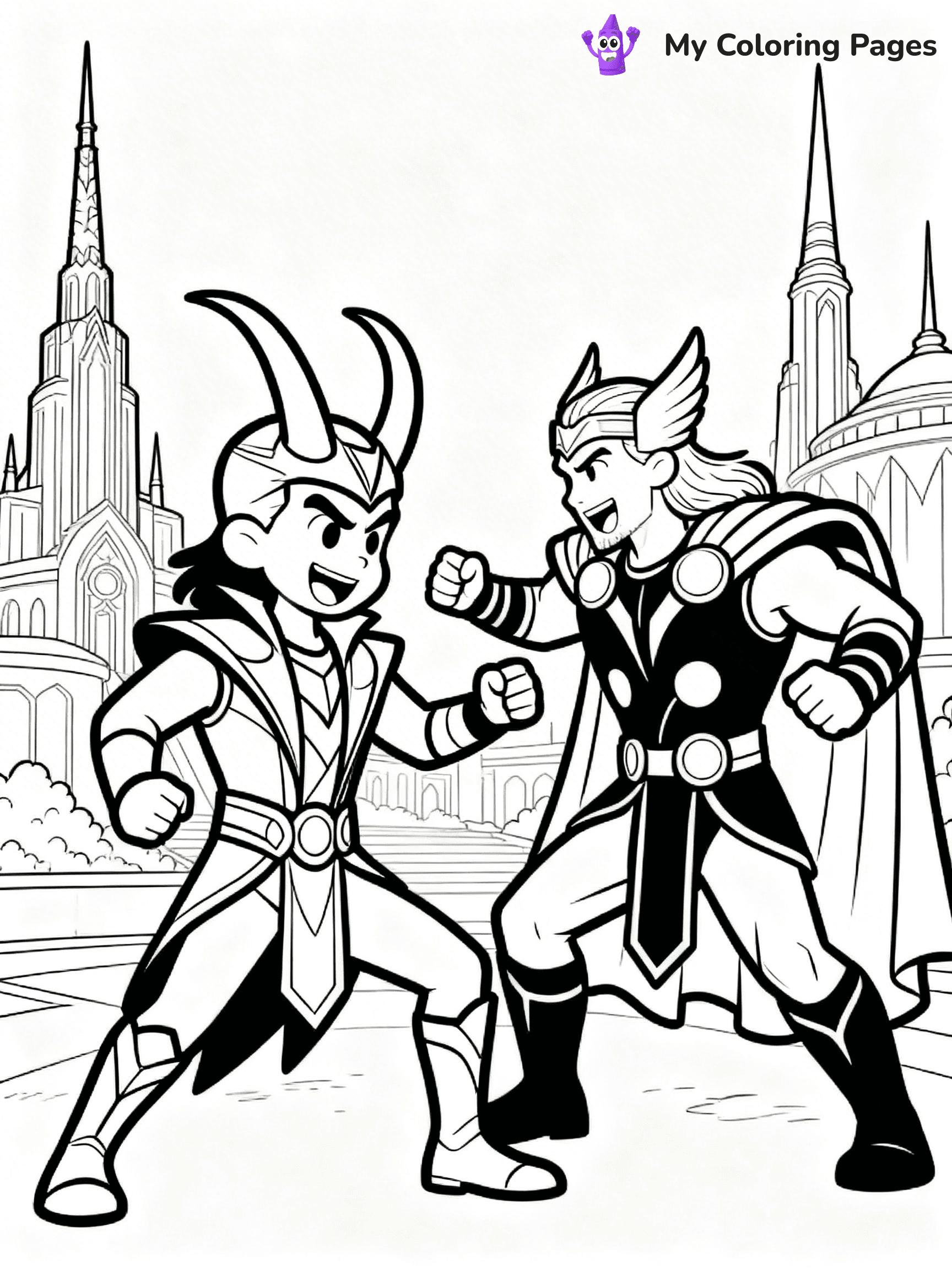 Loki Coloring Pages - 6