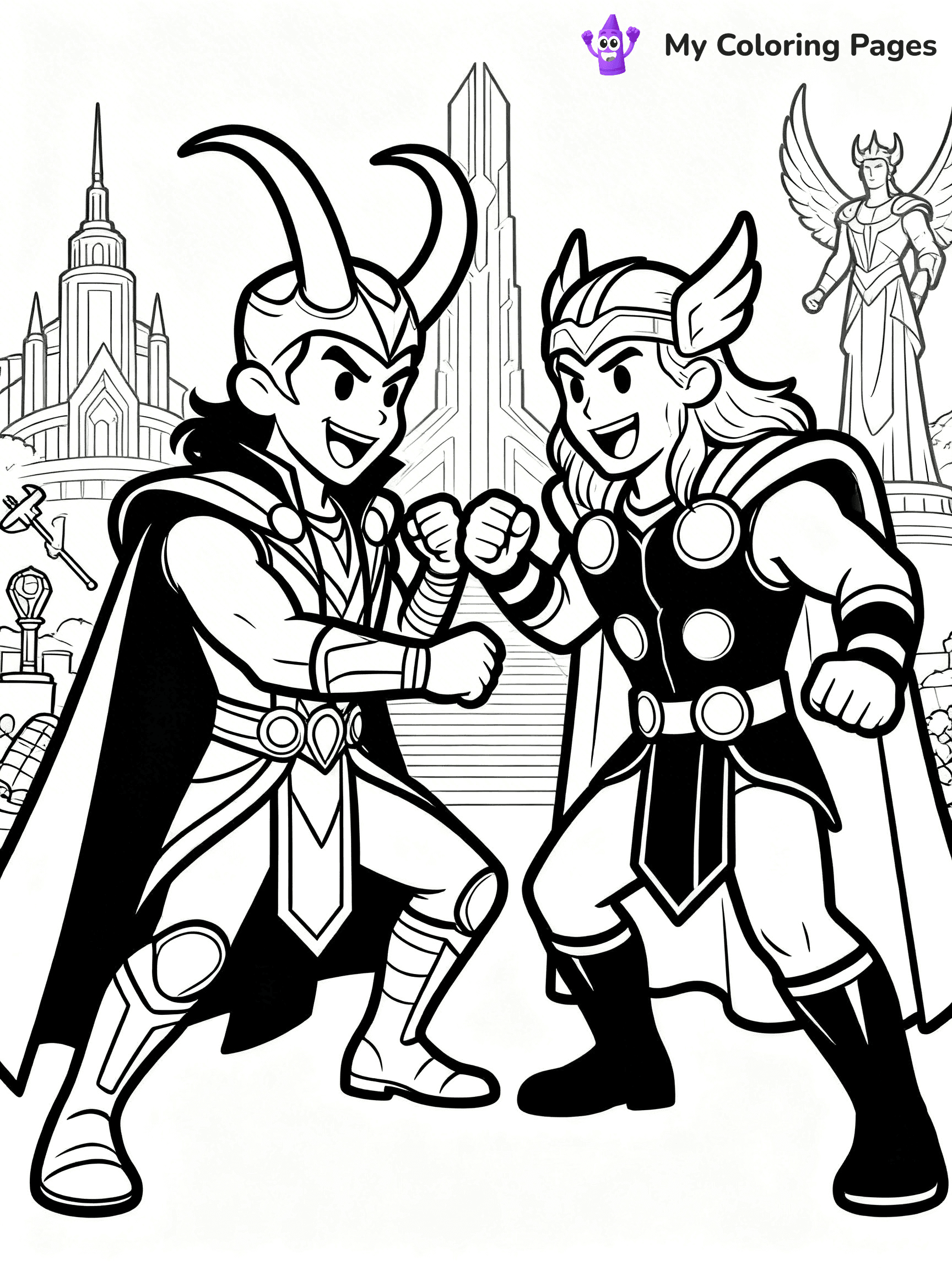 Loki Coloring Pages - 4