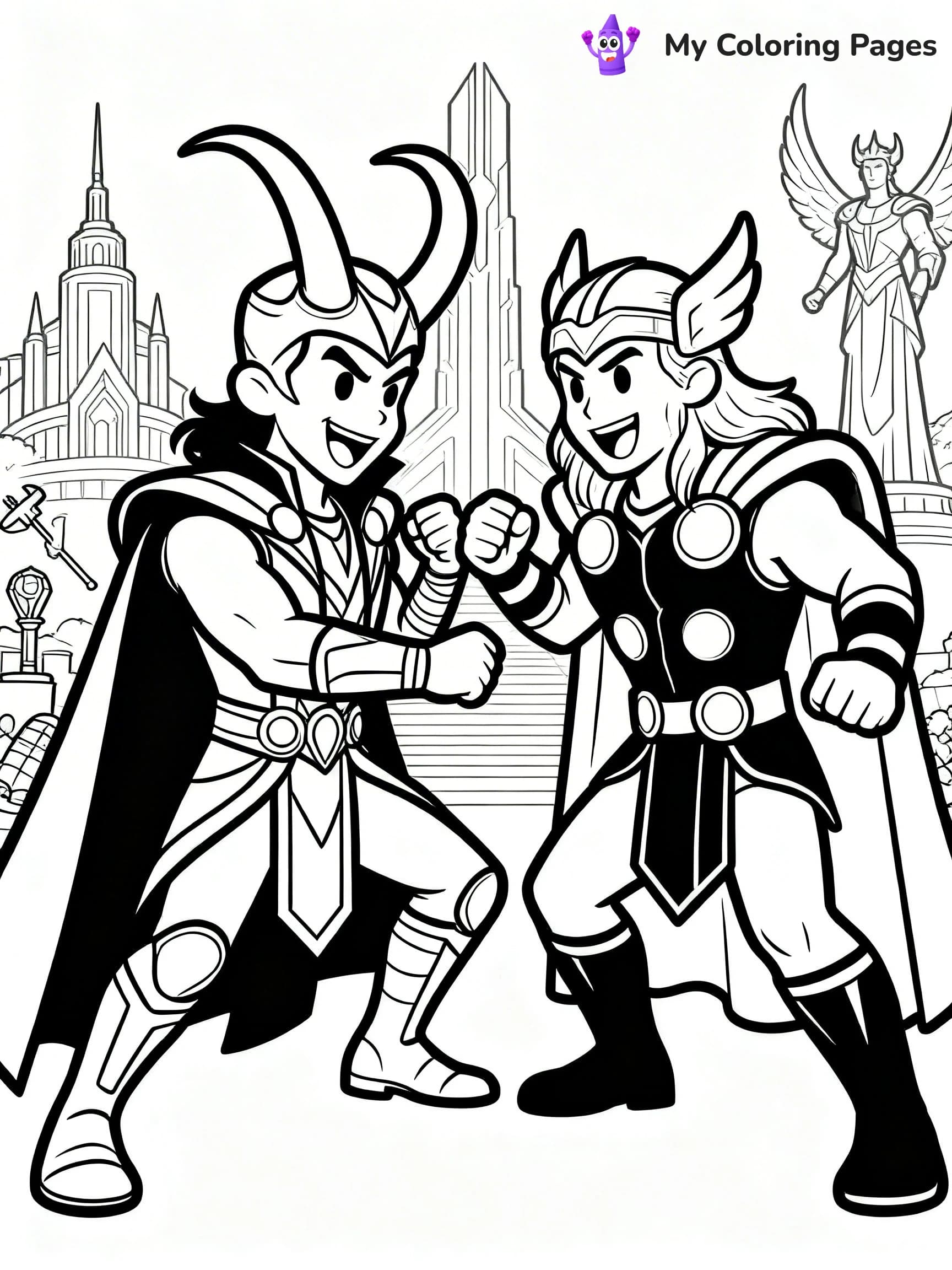 Loki Coloring Pages - 4