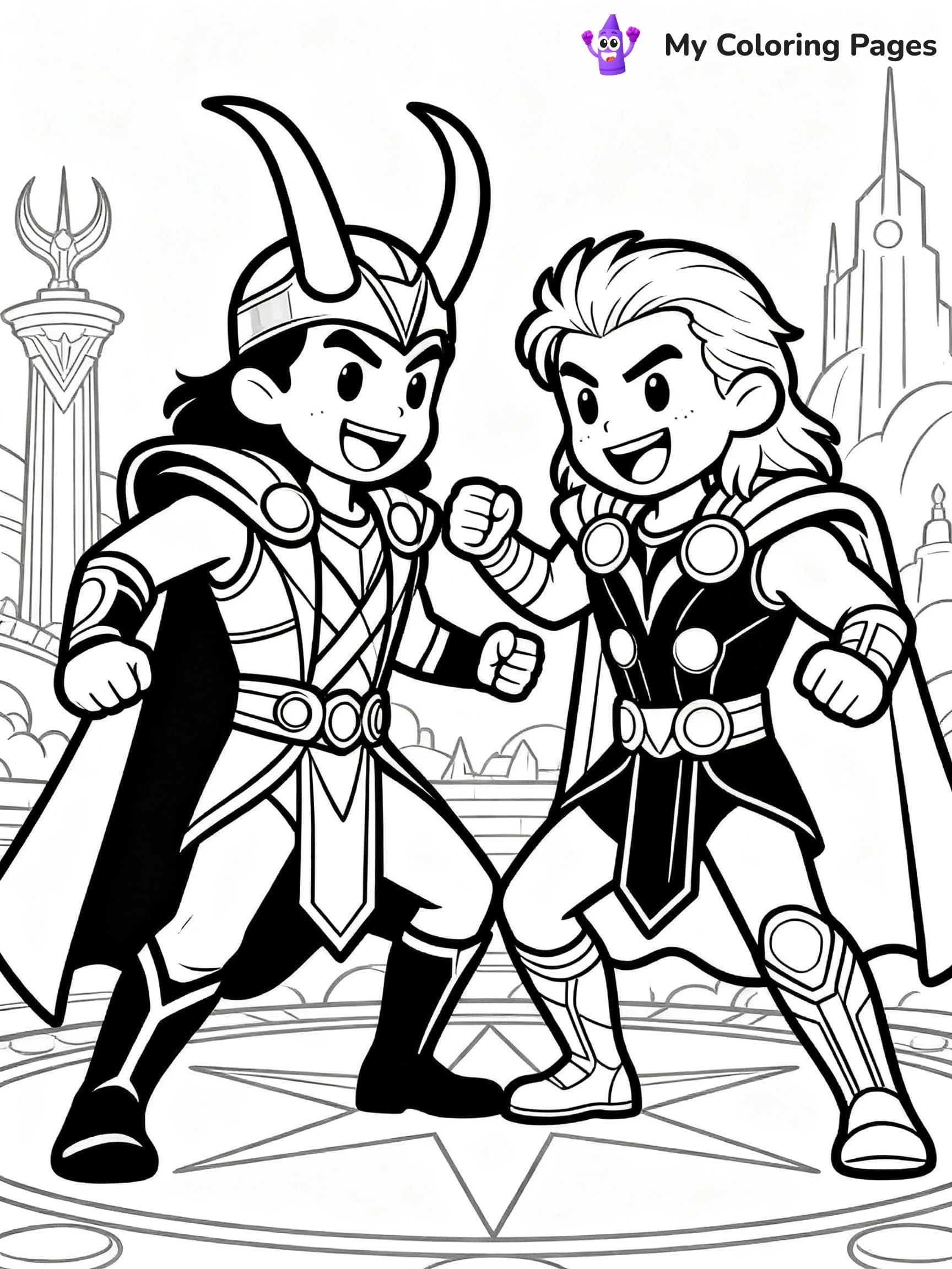 Loki Coloring Pages - 3