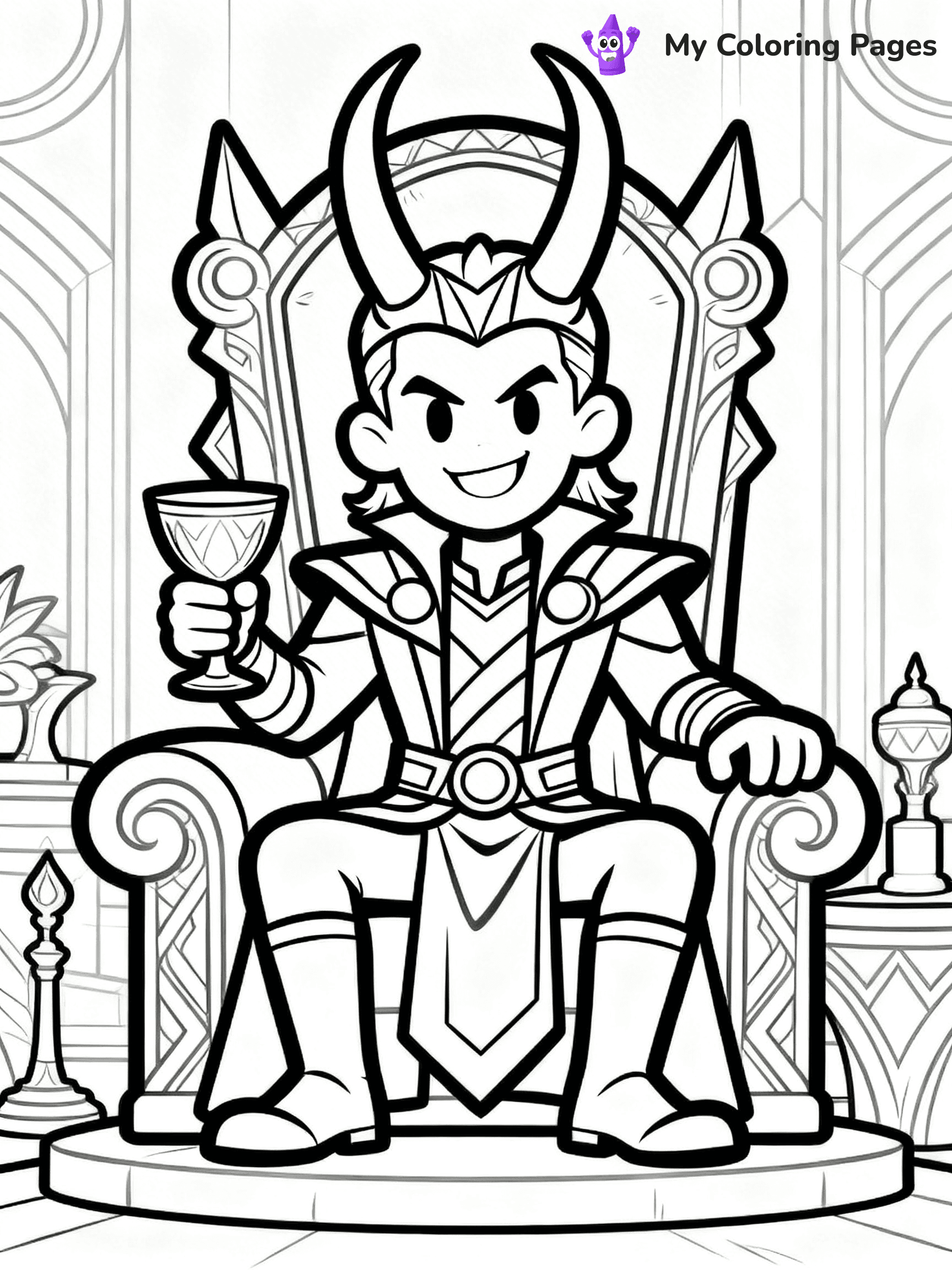 Loki Coloring Pages - 2