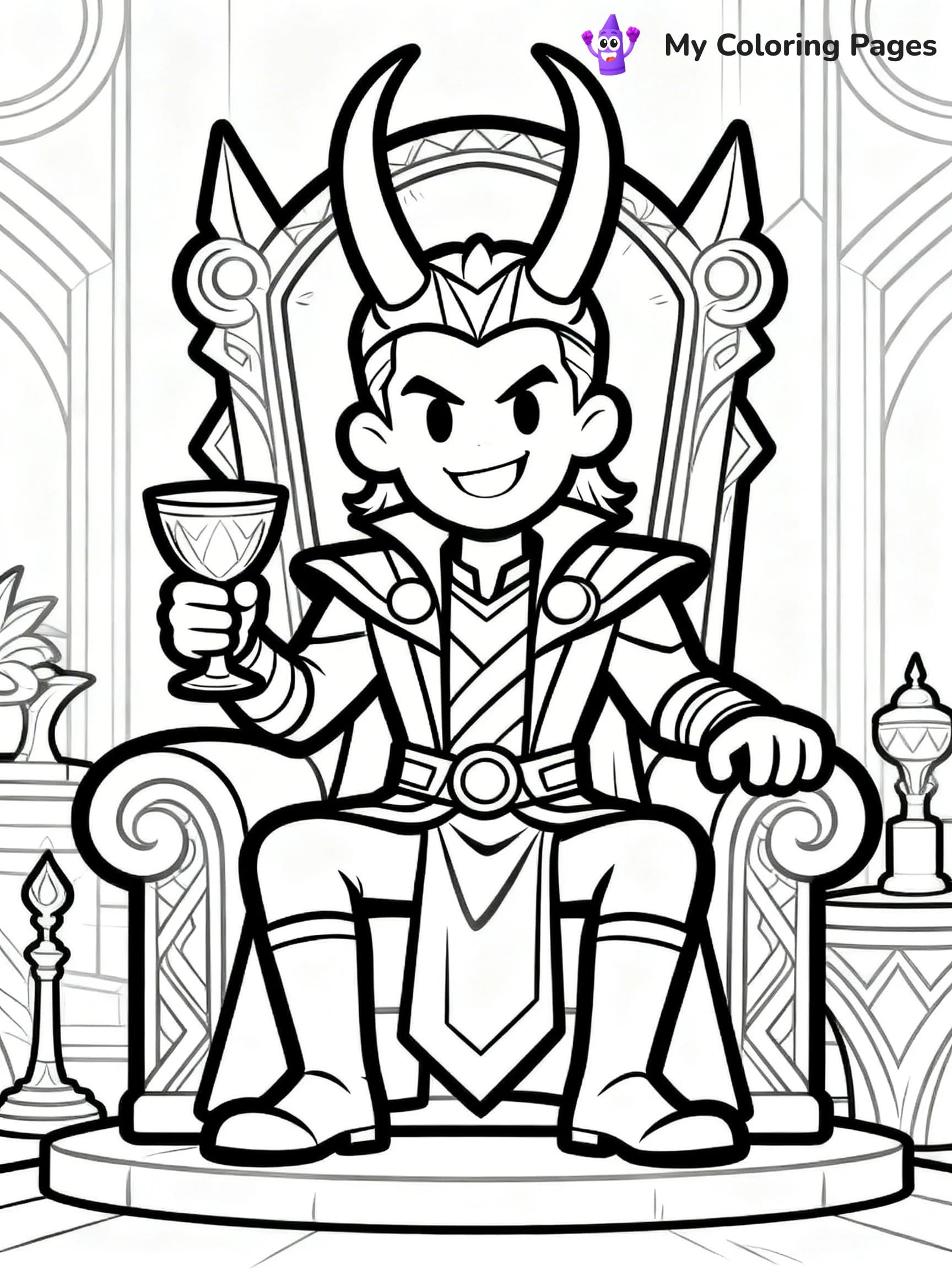 Loki Coloring Pages - 2