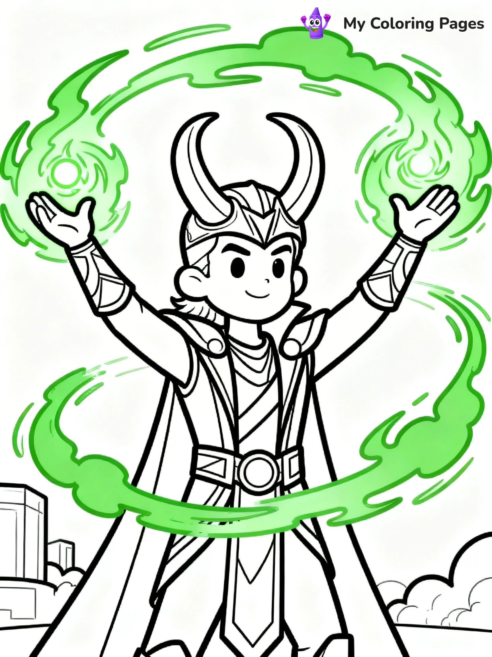 Loki Coloring Pages - 1