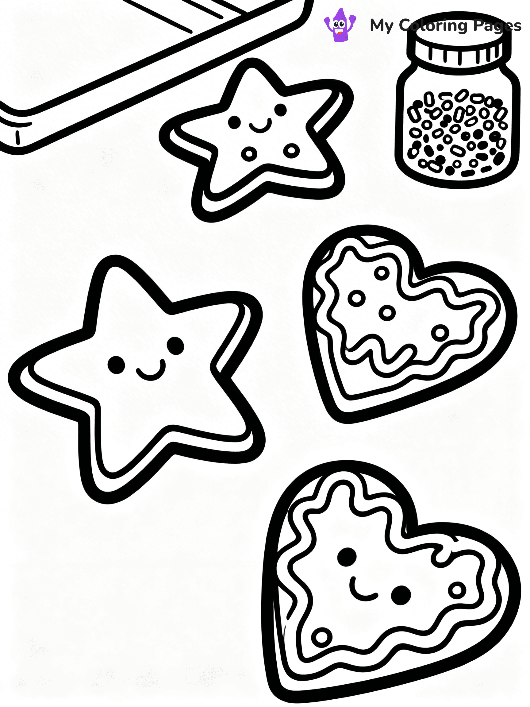 Cookie Coloring Pages - 136