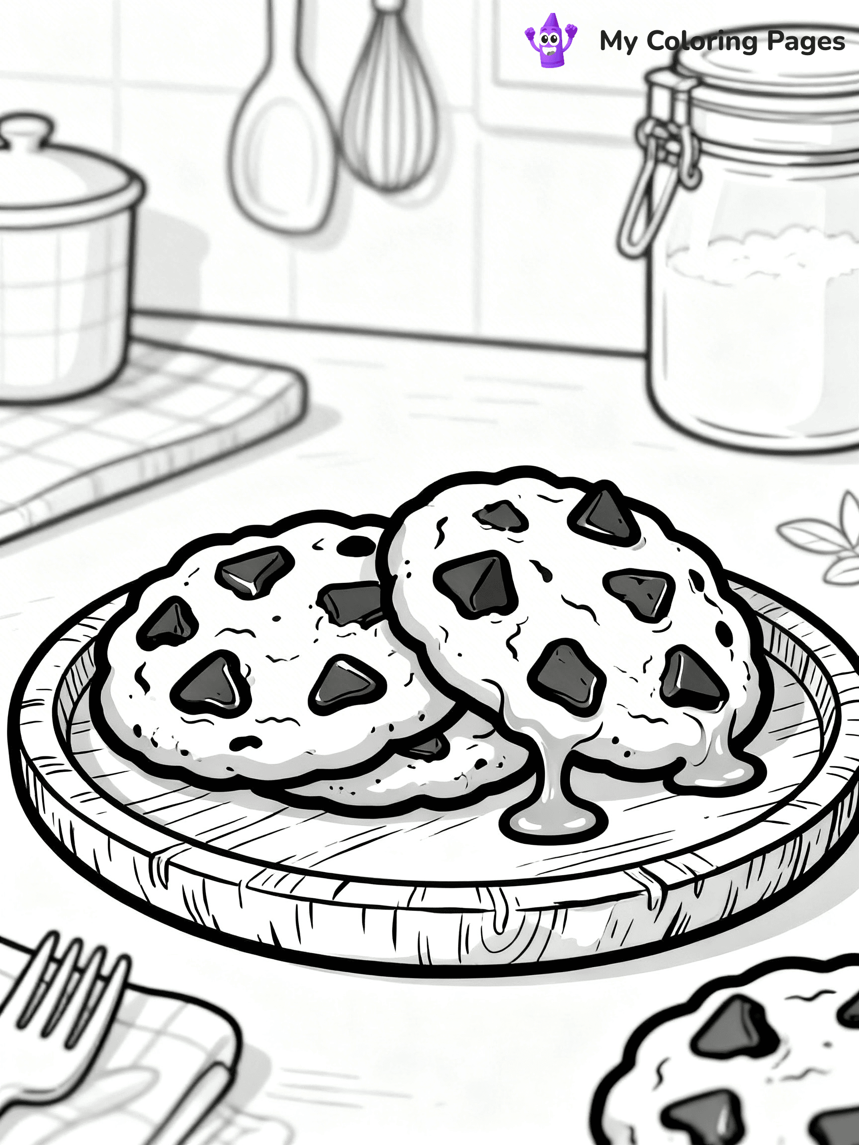 Cookie Coloring Pages - 125
