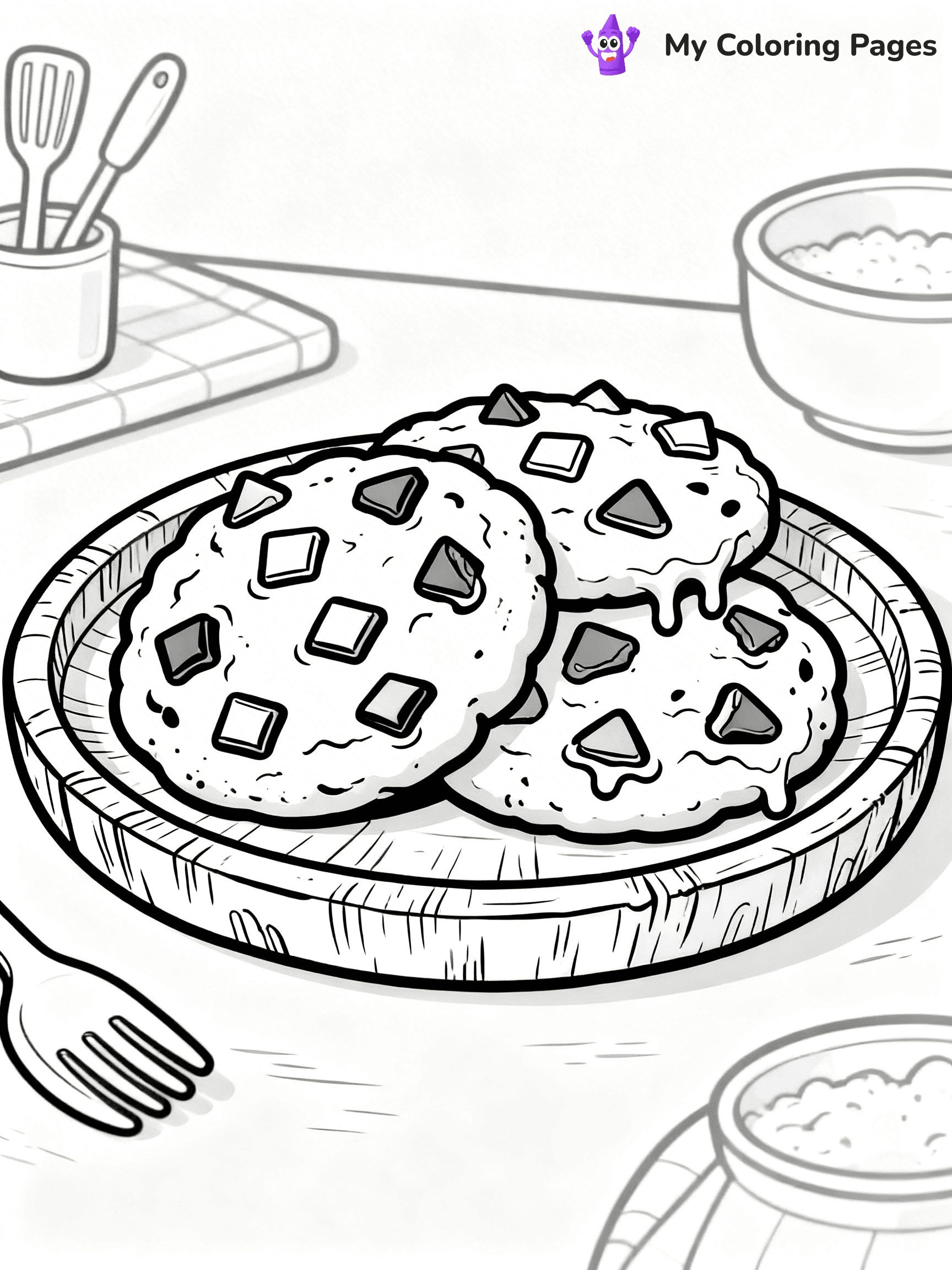 Cookie Coloring Pages - 124