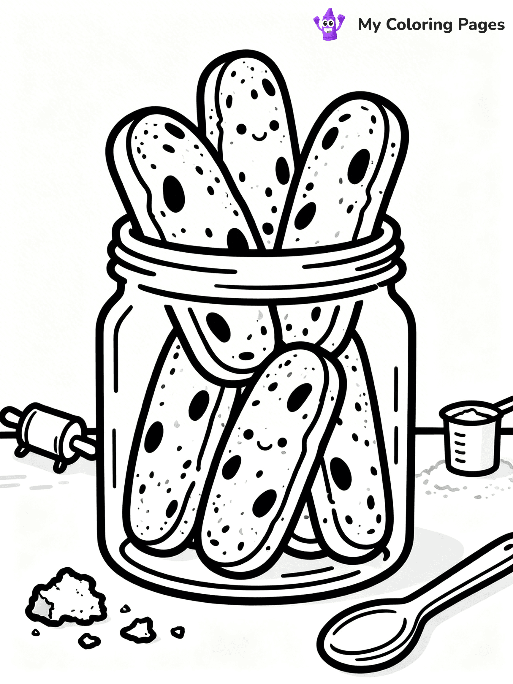 Cookie Coloring Pages - 122
