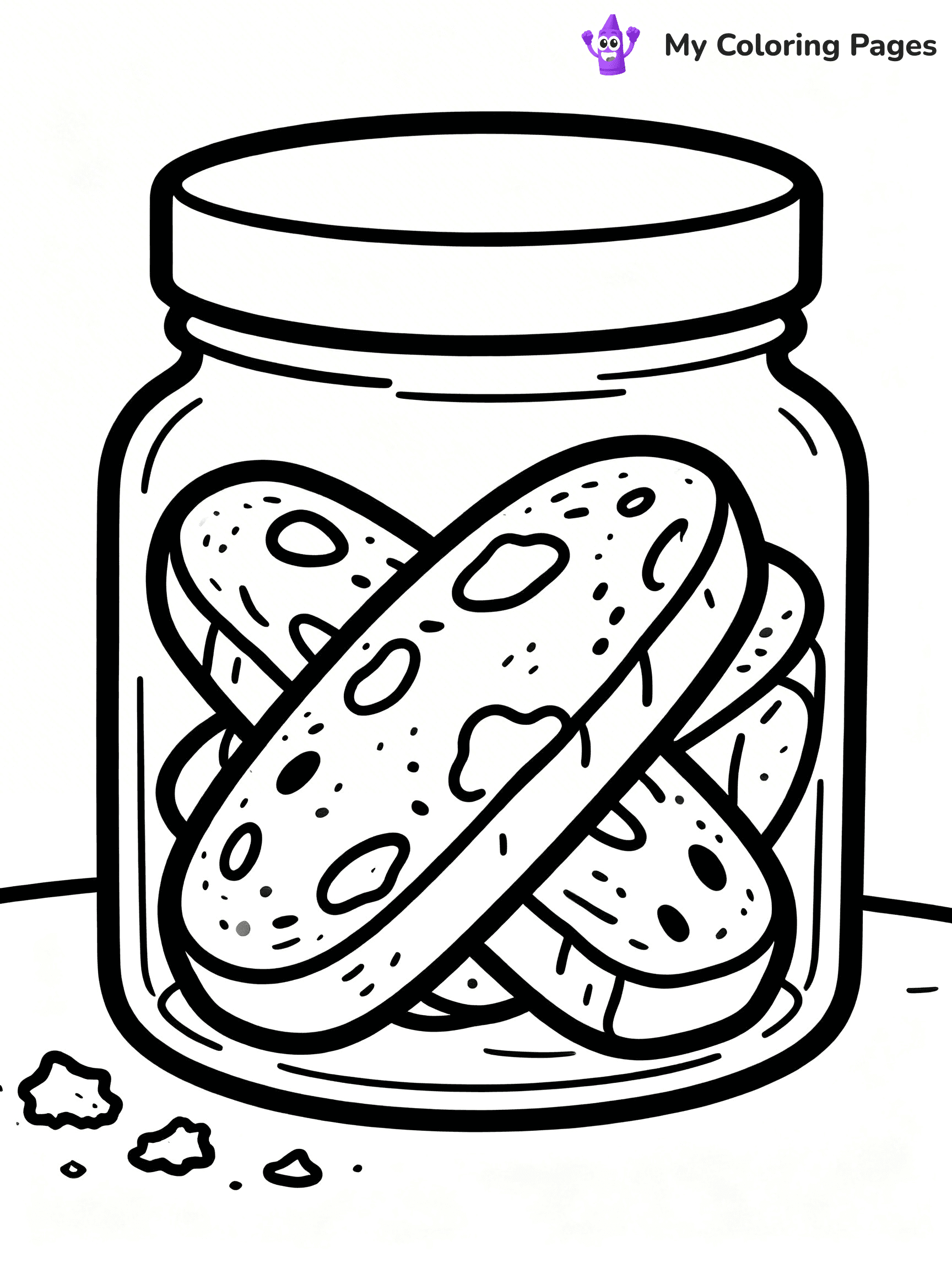 Cookie Coloring Pages - 121
