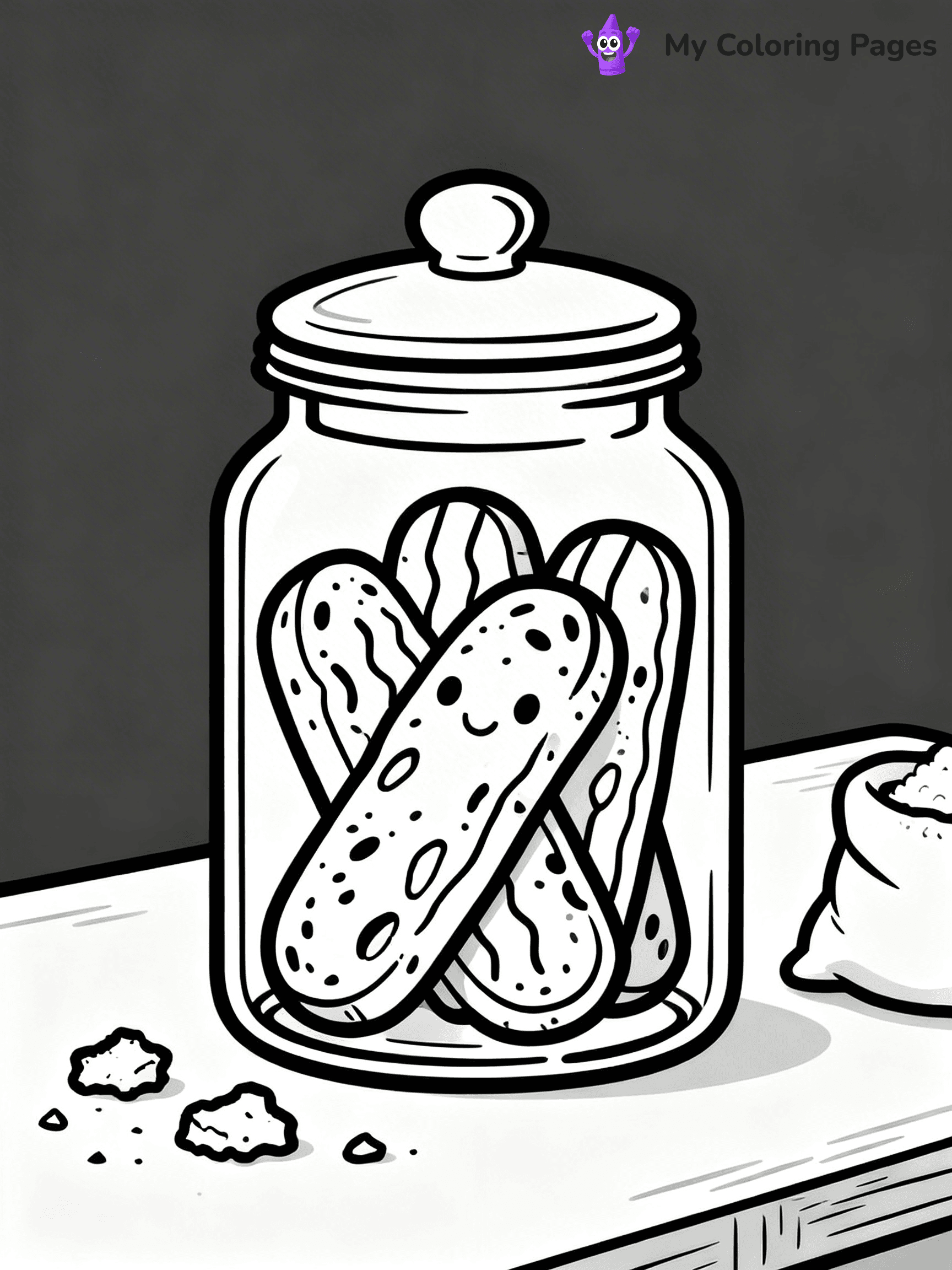 Cookie Coloring Pages - 116