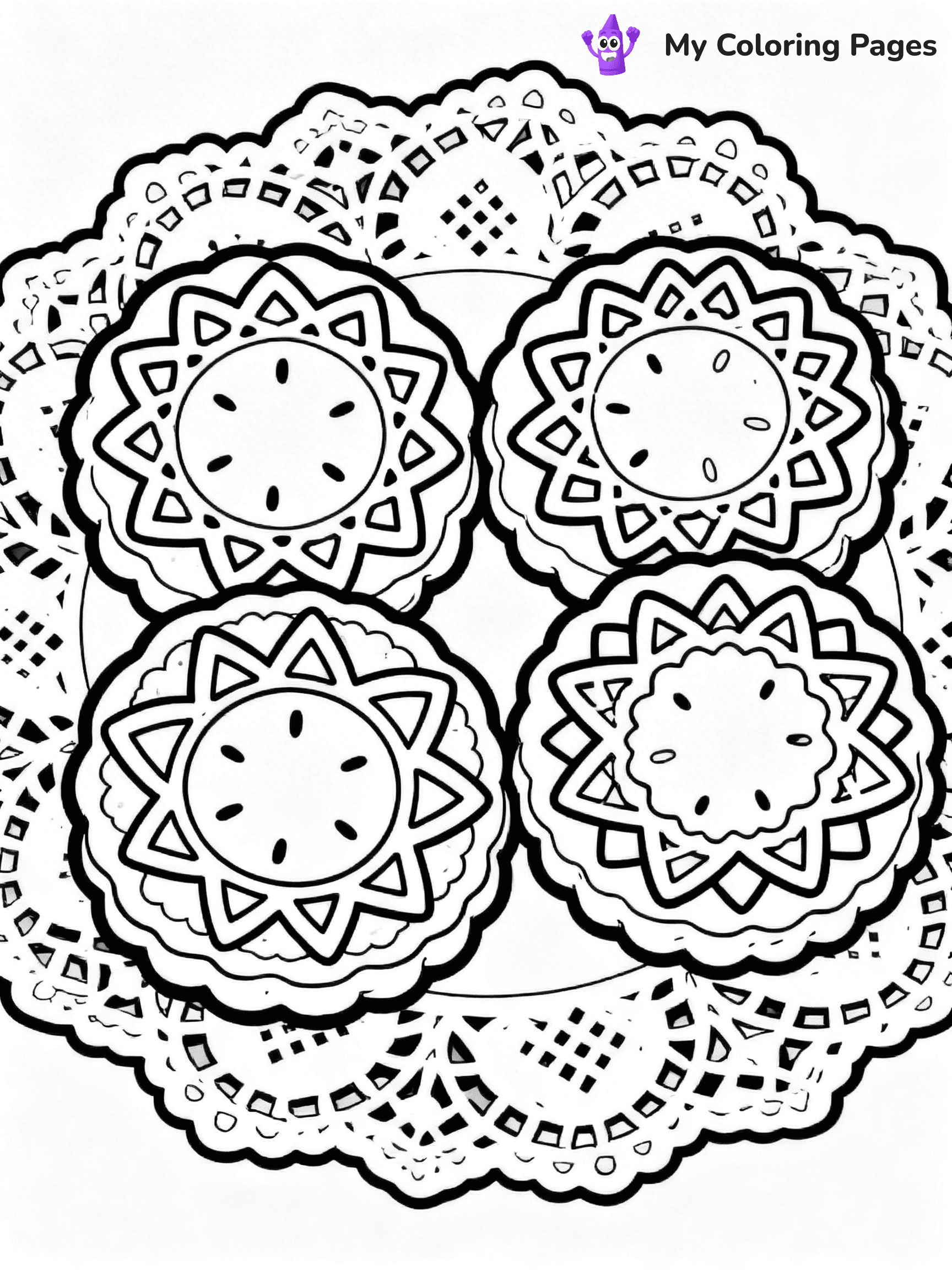 Cookie Coloring Pages - 107