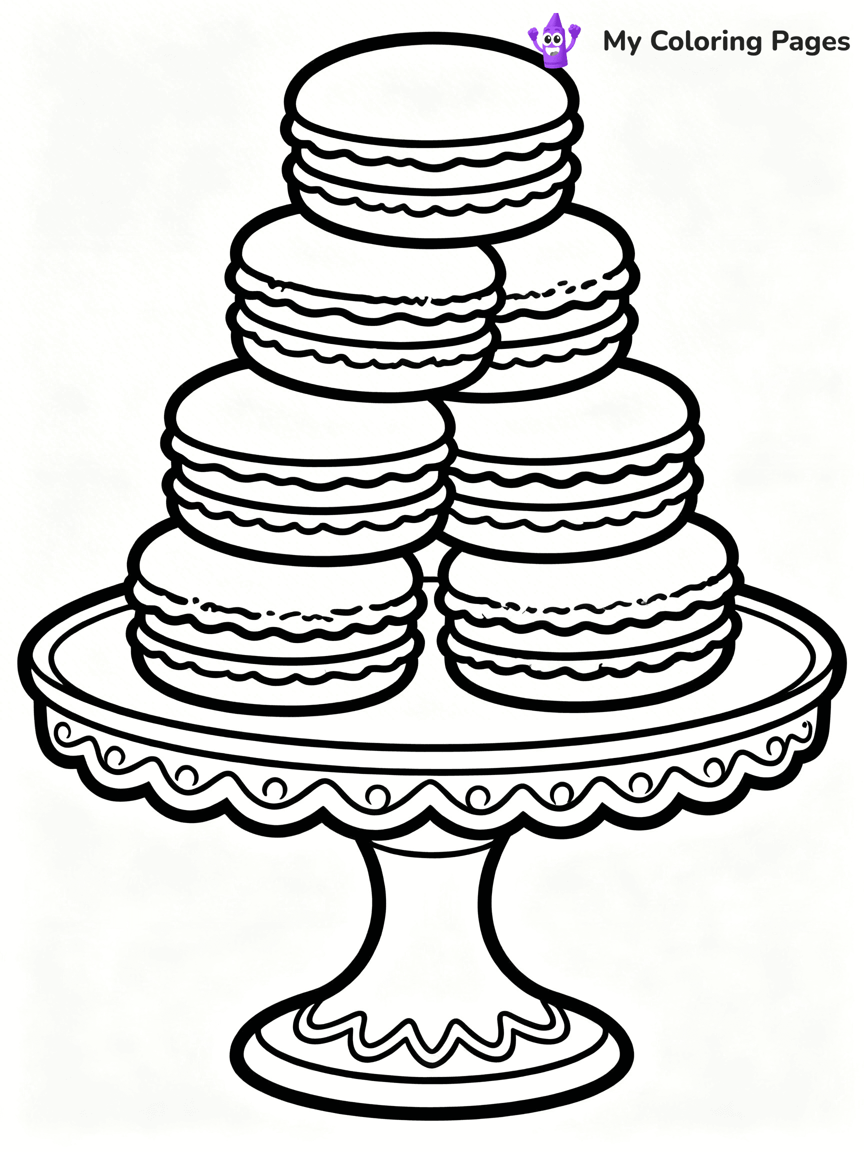 Cookie Coloring Pages - 100