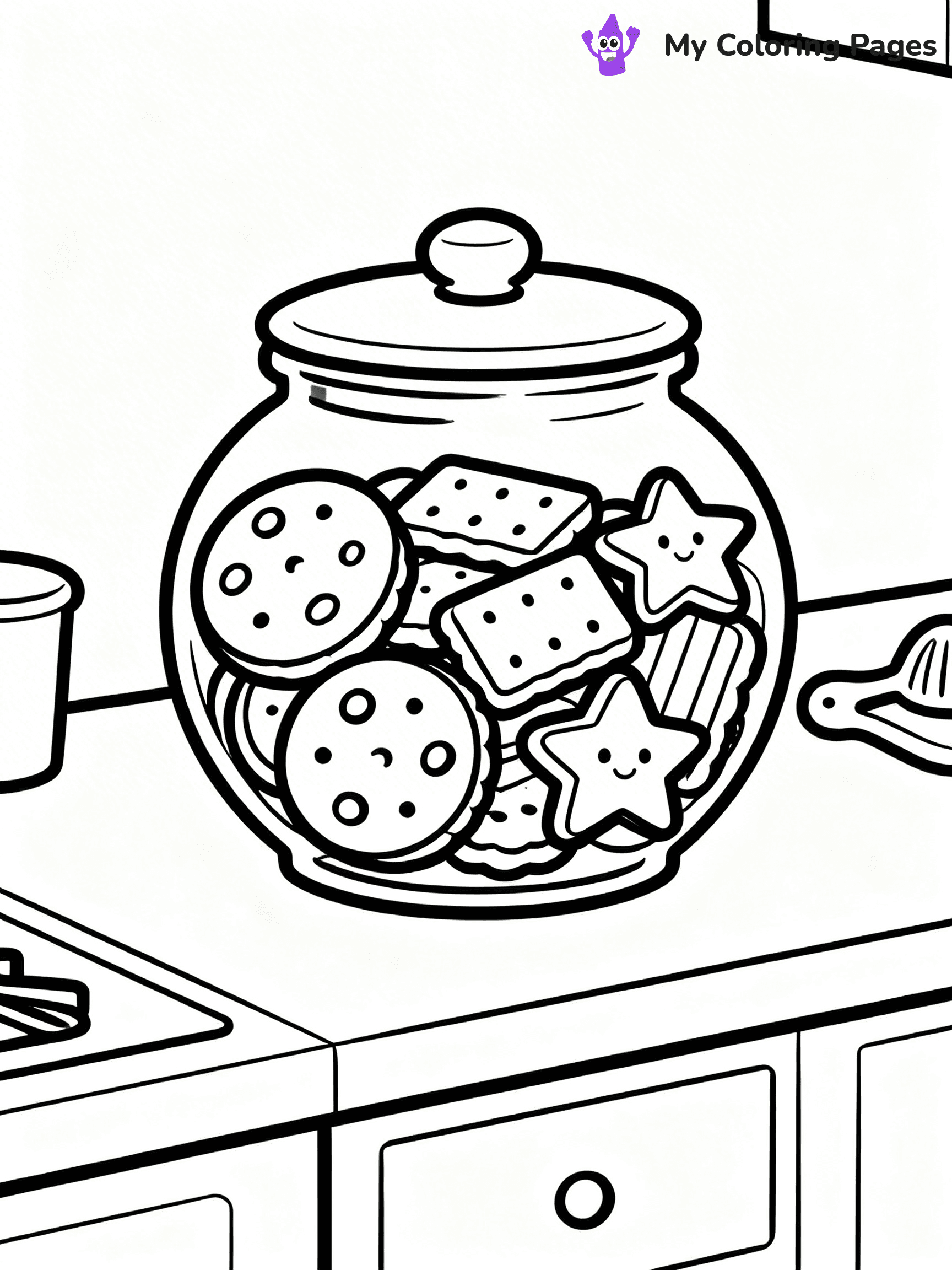Cookie Coloring Pages - 79