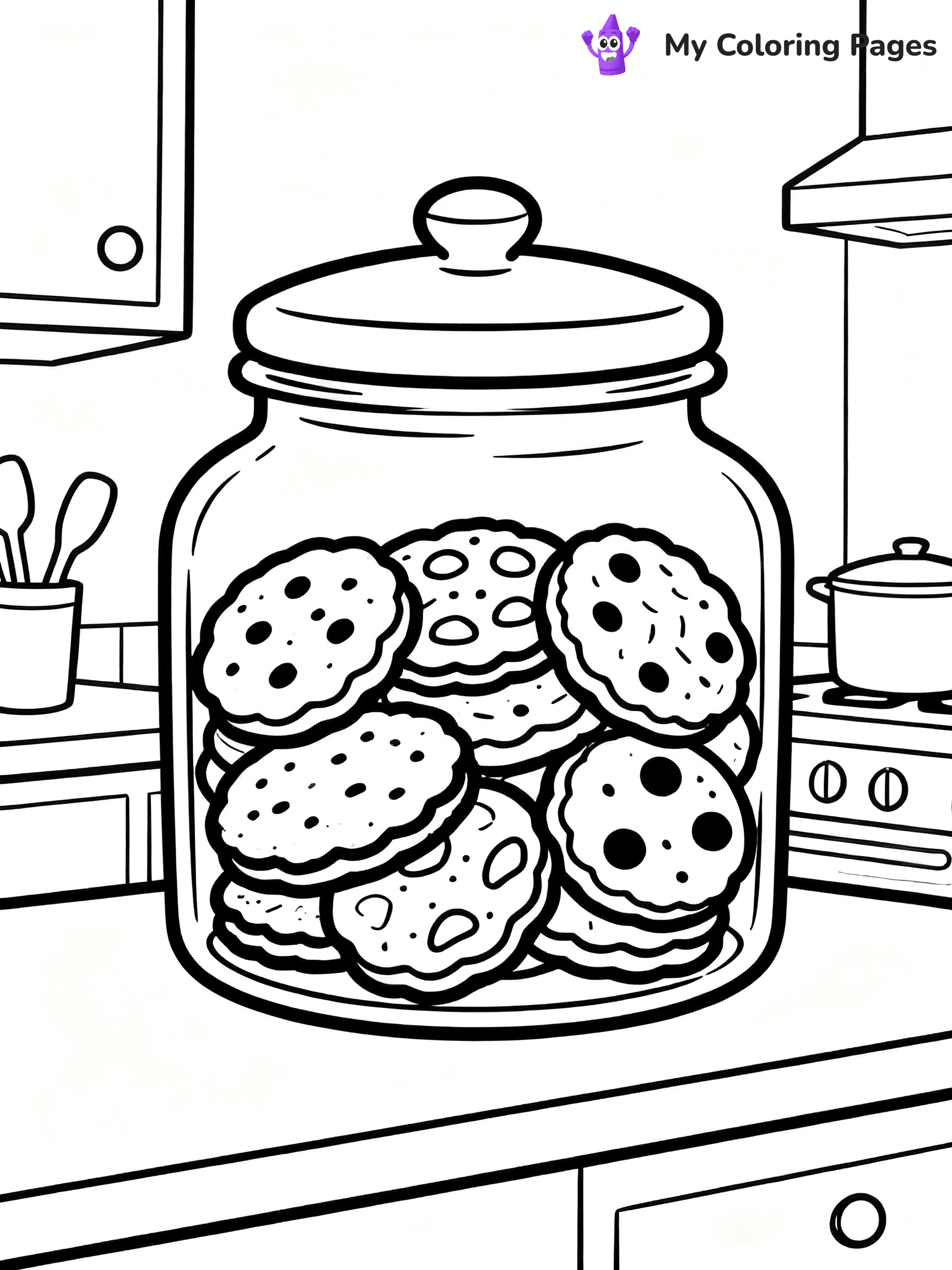 Cookie Coloring Pages - 76