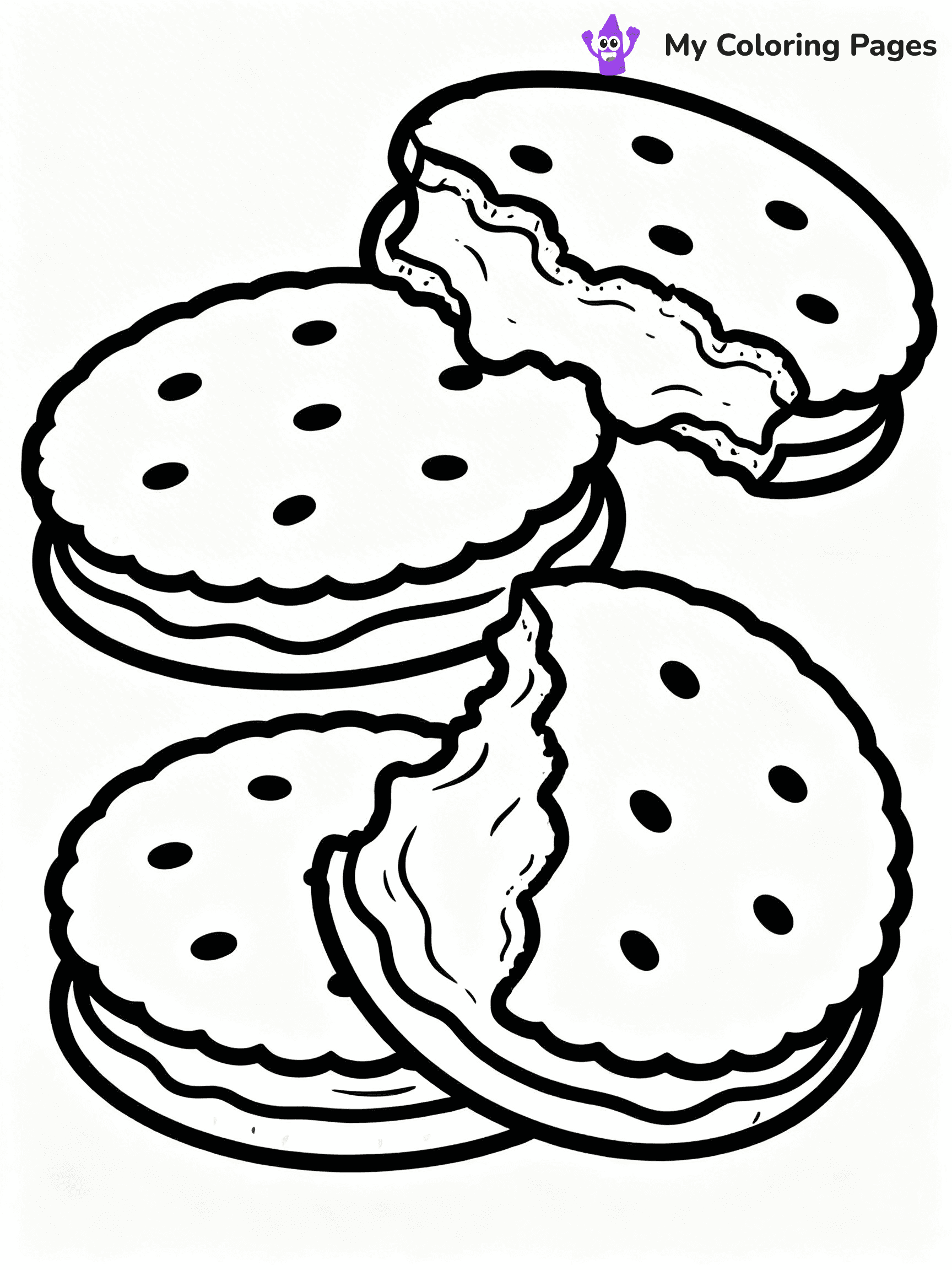 Cookie Coloring Pages - 63