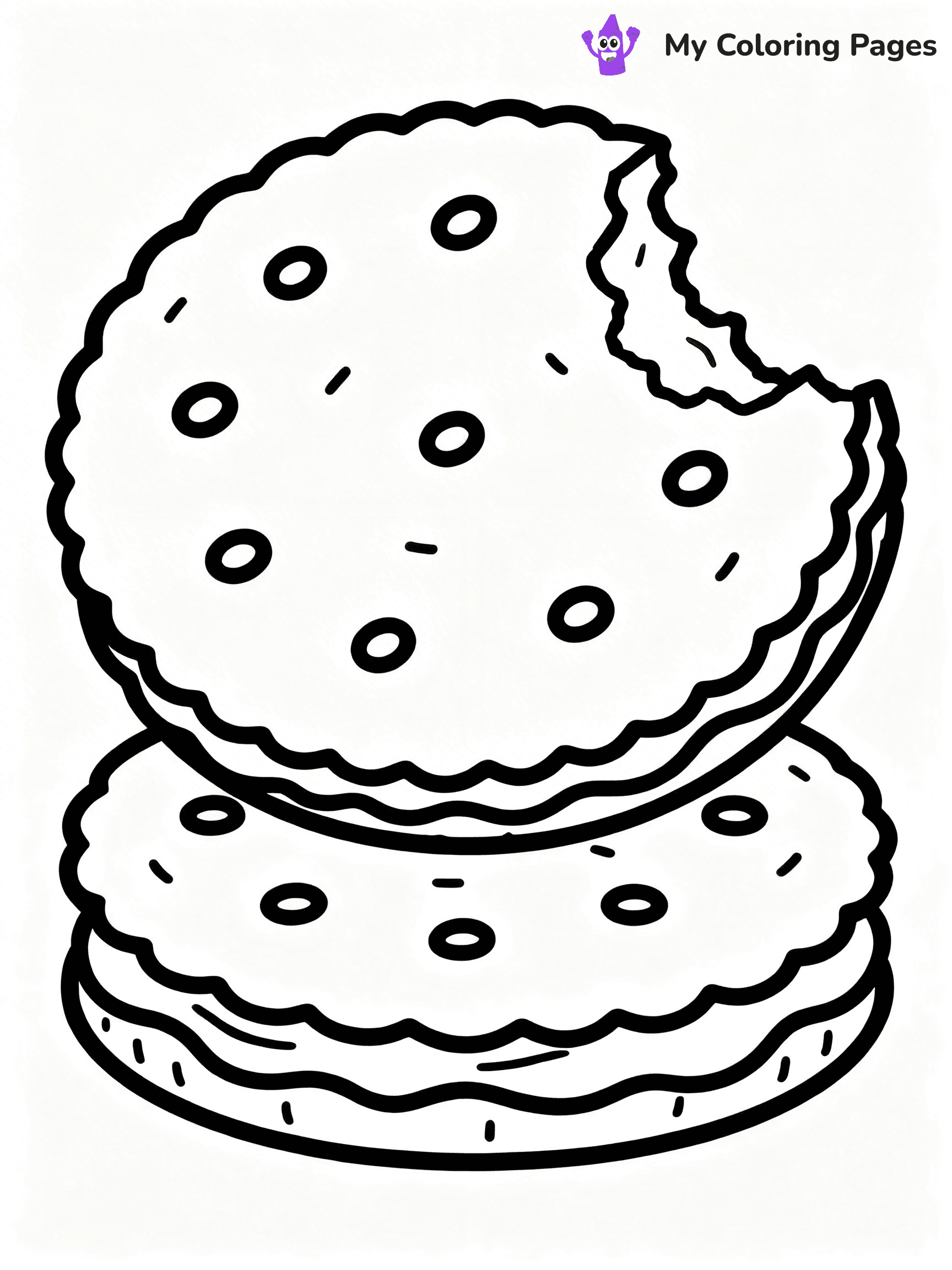 Cookie Coloring Pages - 61