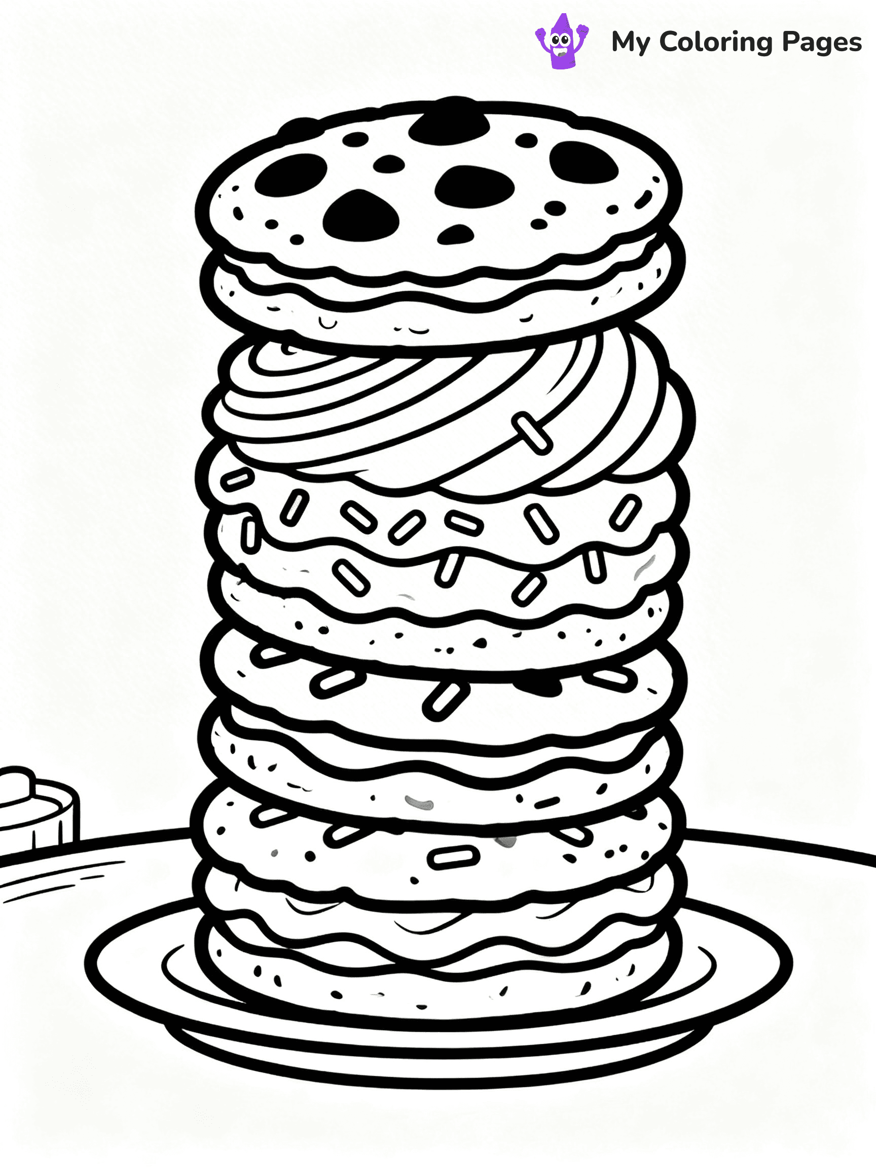 Cookie Coloring Pages - 32