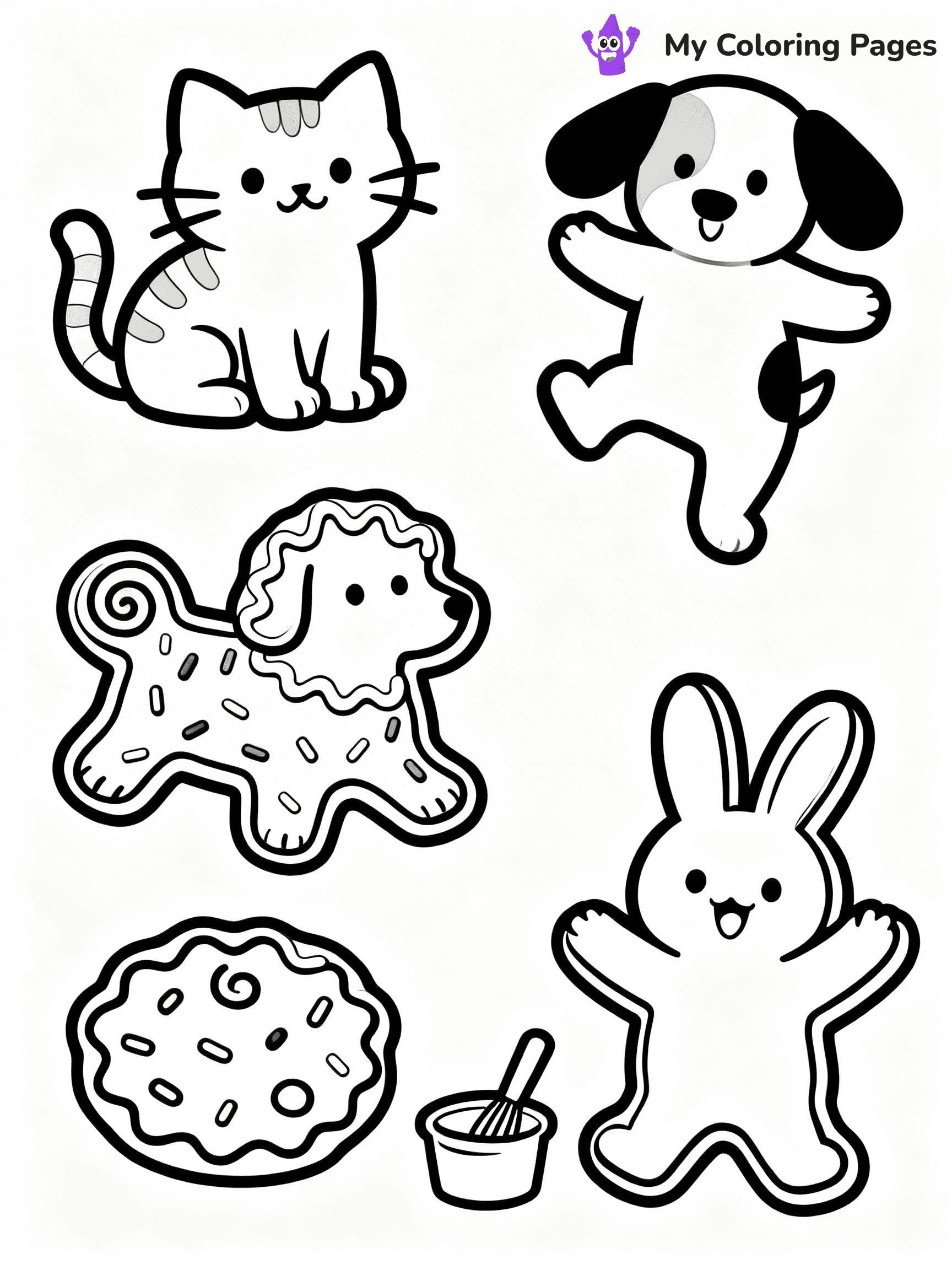 Cookie Coloring Pages - 17