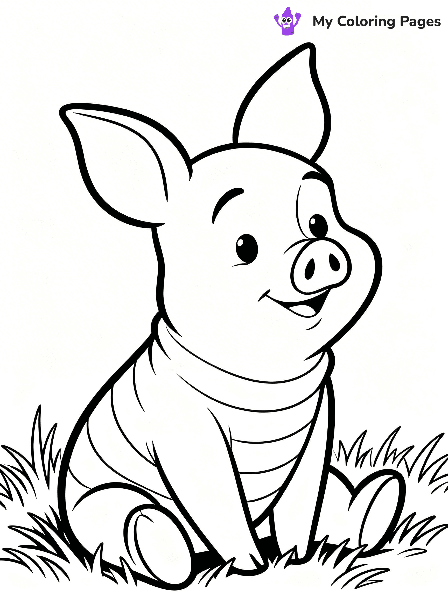 Piglet Coloring Pages - 12
