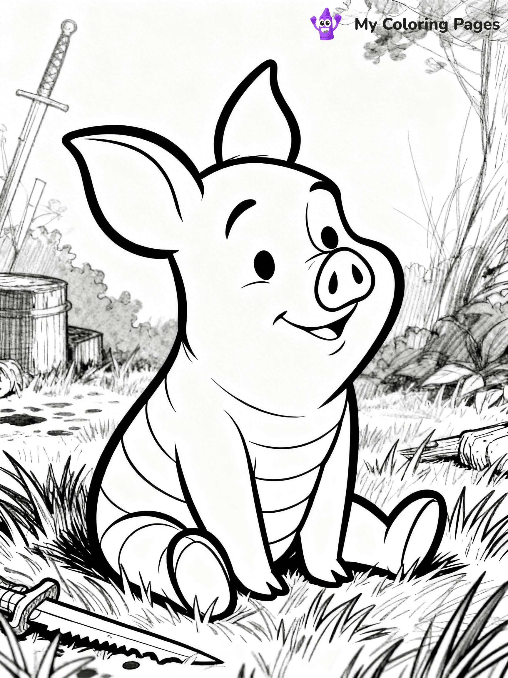 Piglet Coloring Pages - 10