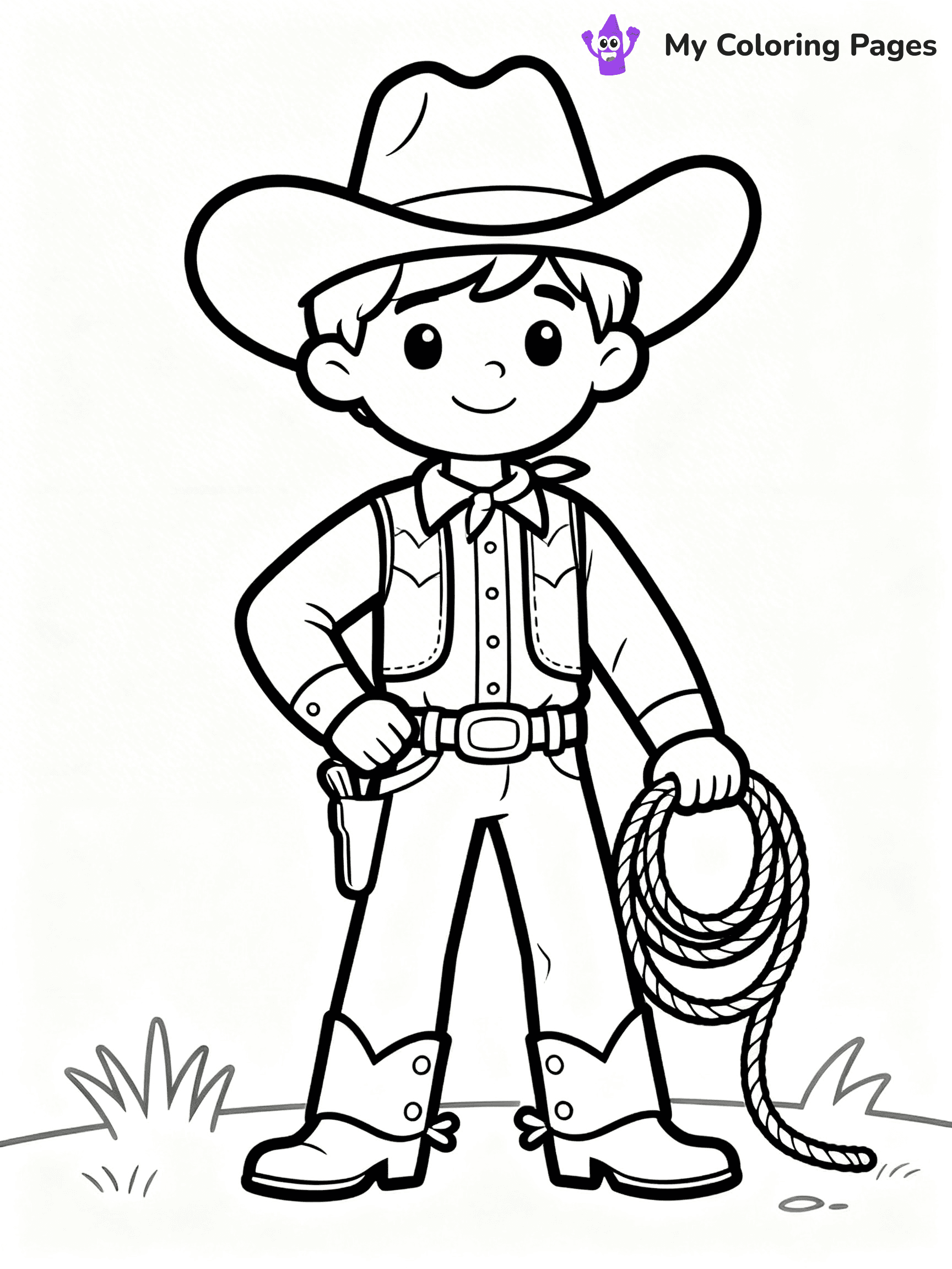 Western Coloring Pages - 39