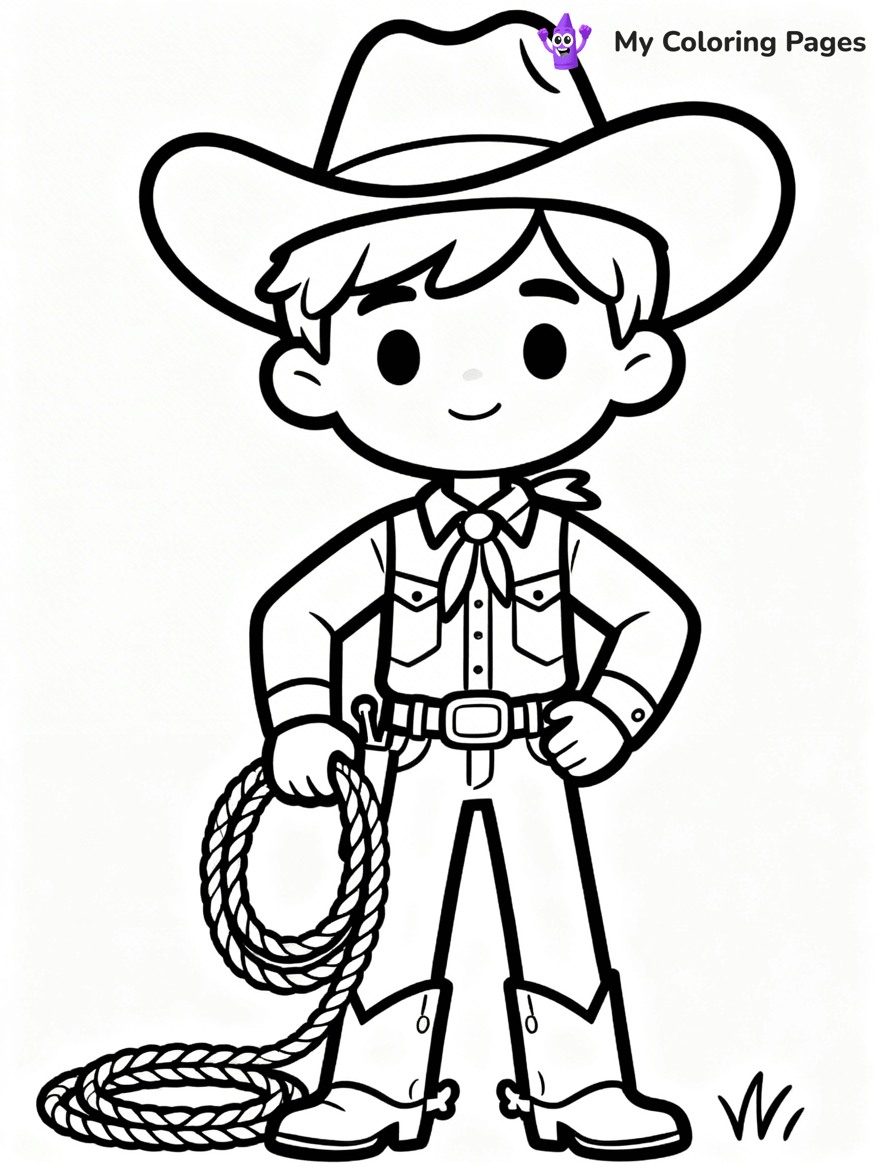 Western Coloring Pages - 35